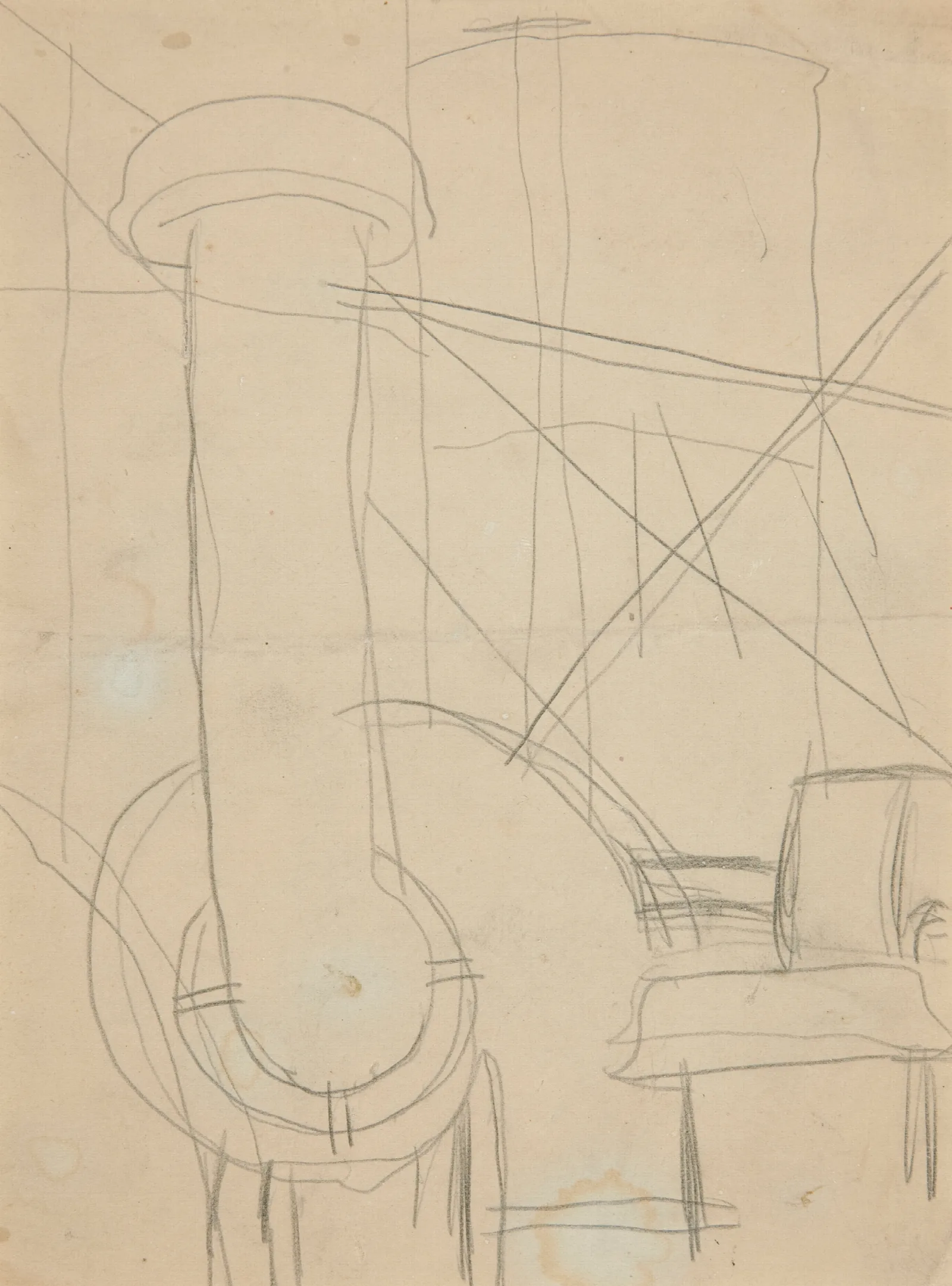 Study For Pacquebot Paris Wall Art by Charles Demuth - Canvas Print