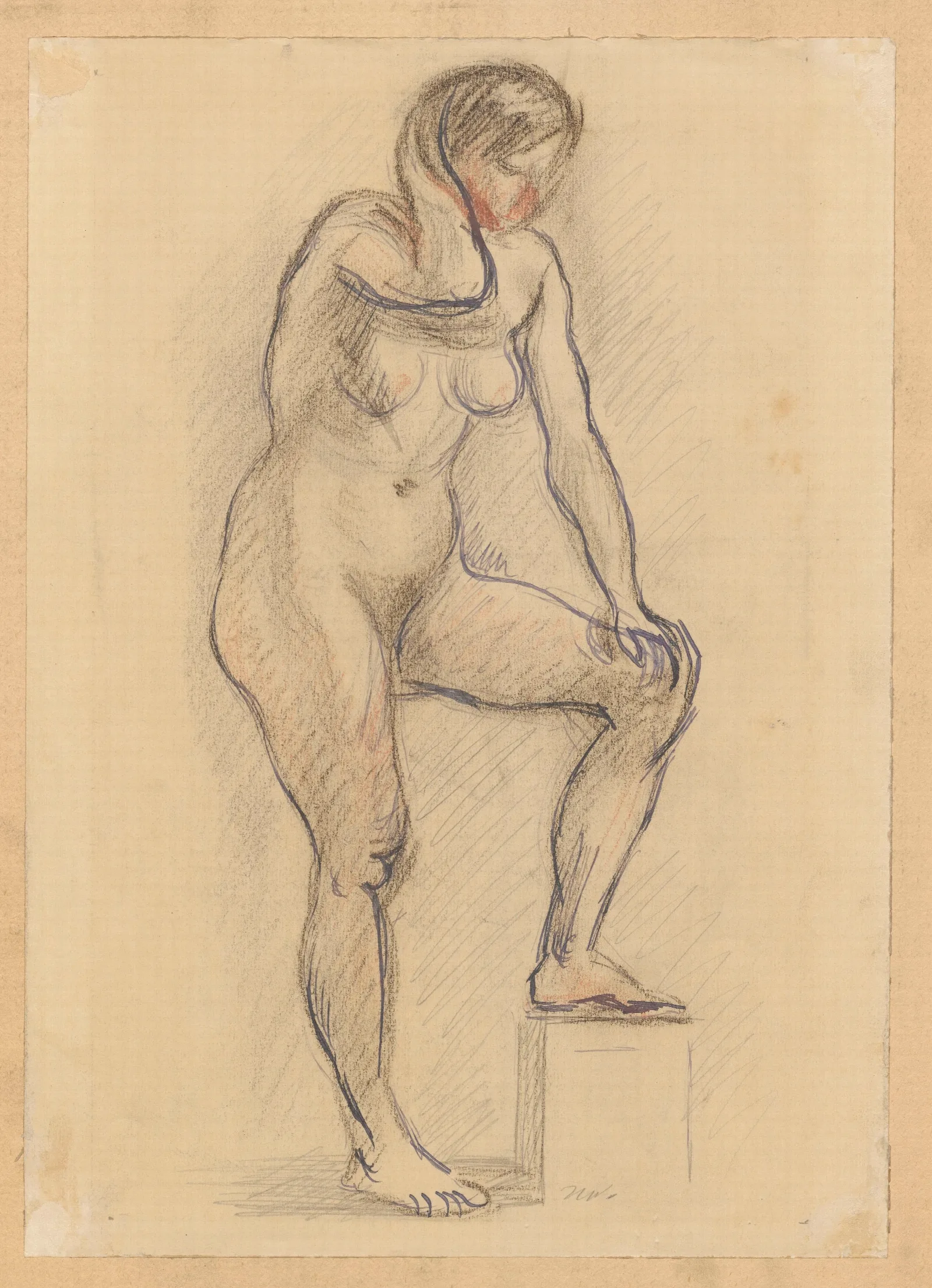 Standing Nude 9 Wall Art by Zygmunt Waliszewski - Canvas Print