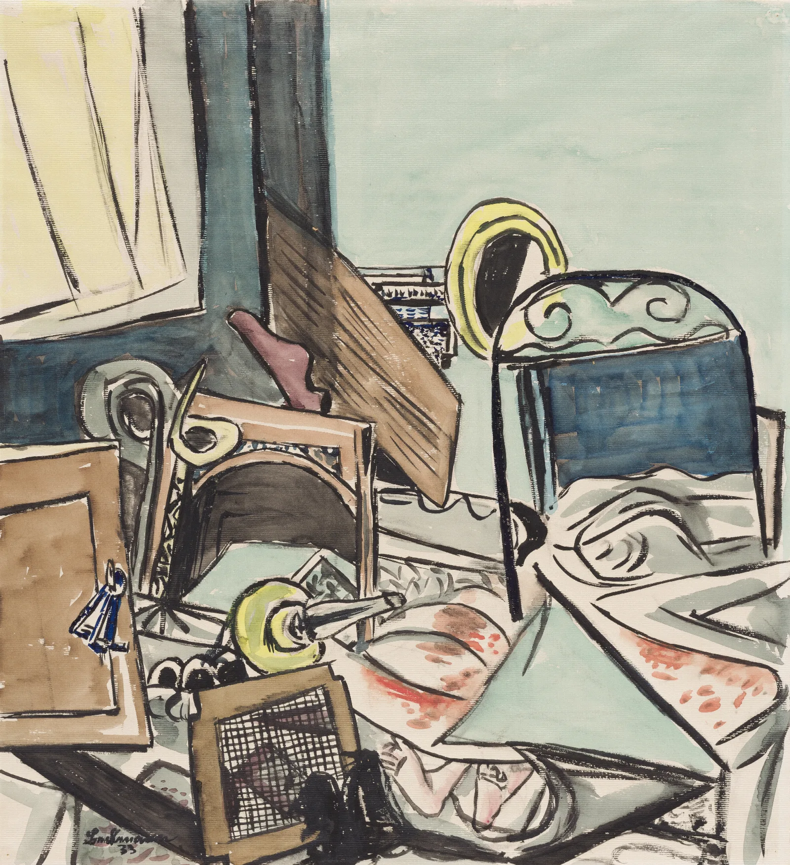 Der Mord Wall Art by Max Beckmann - Canvas Print