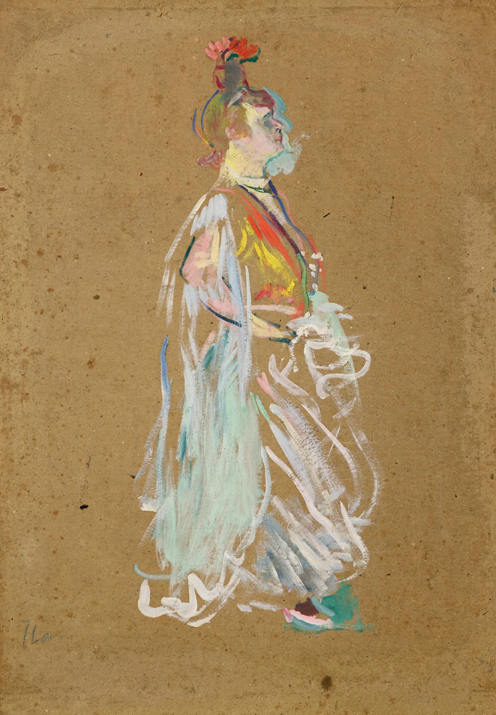 La Goulue En Almee Wall Art by Henri de Toulouse-Lautrec - Canvas Print