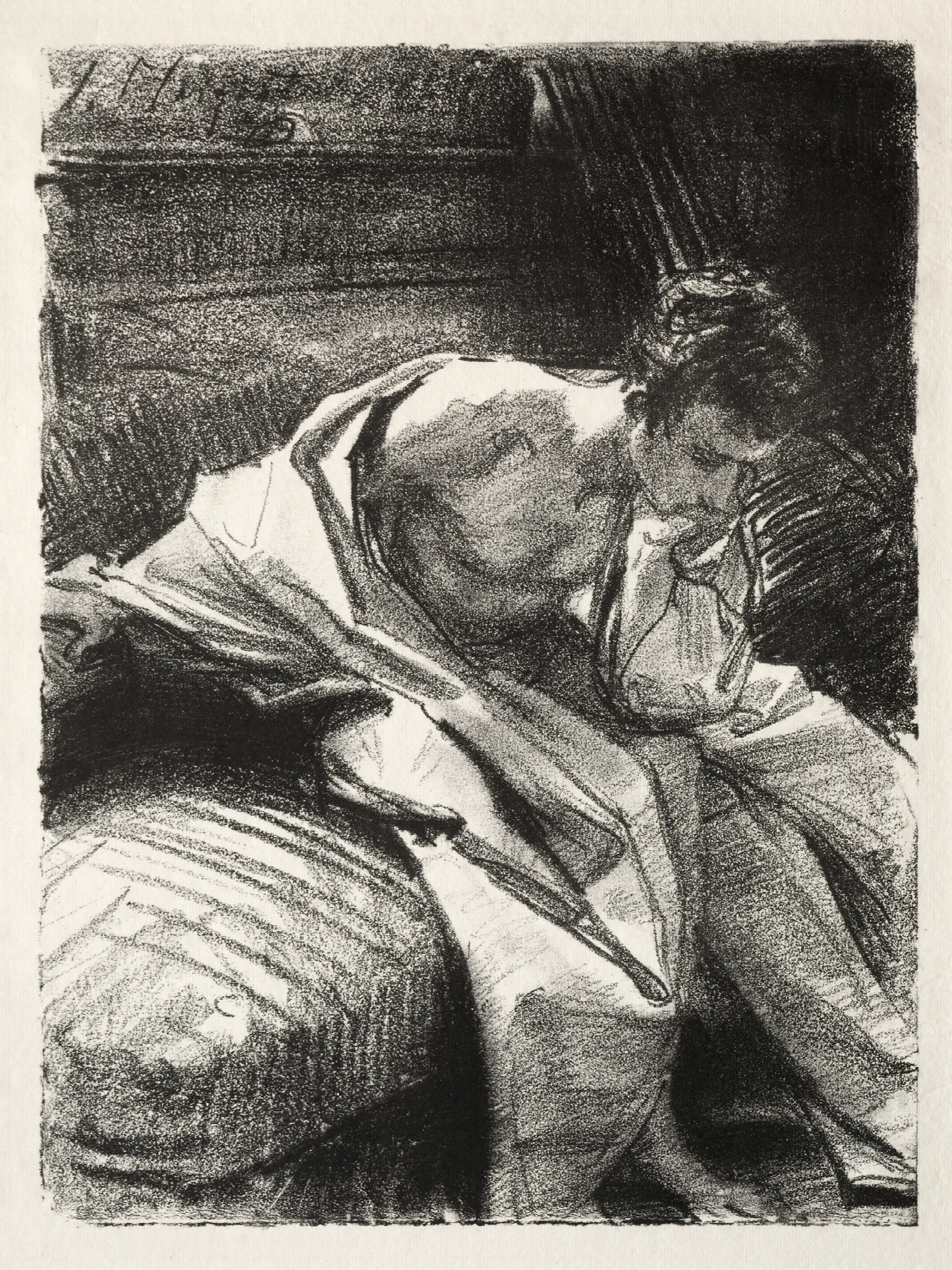 A Study 4 Wall Art by John Singer Sargent - Canvas Print