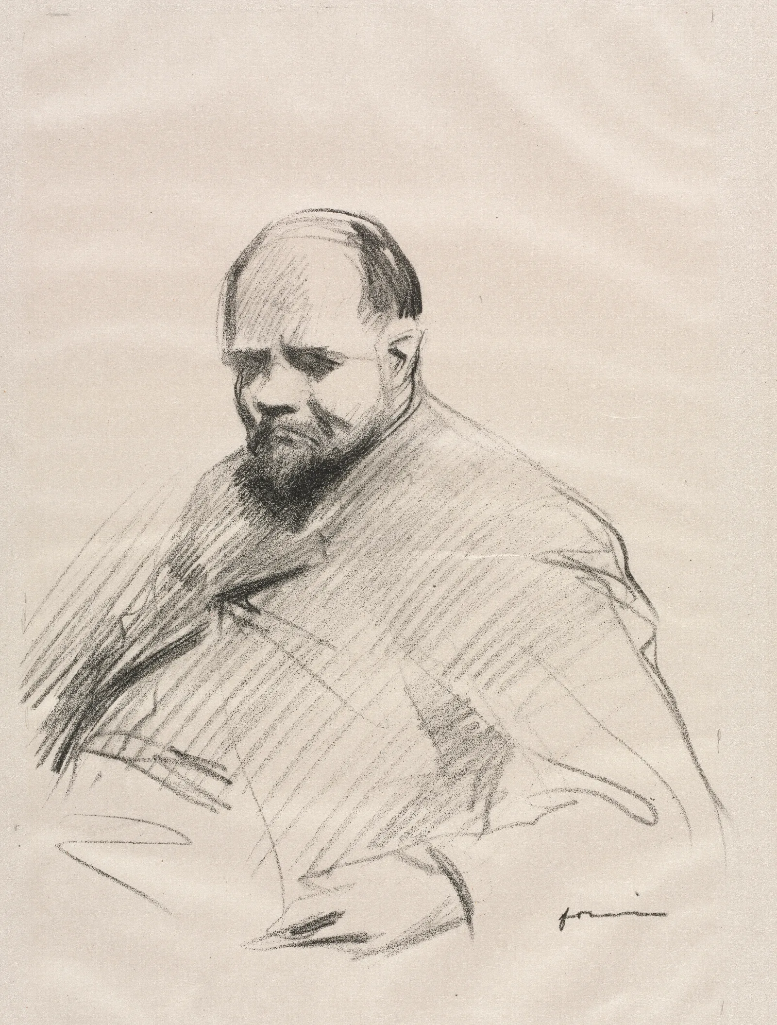 Ambroise Vollard Wall Art by Jean-Louis Forain - Canvas Print