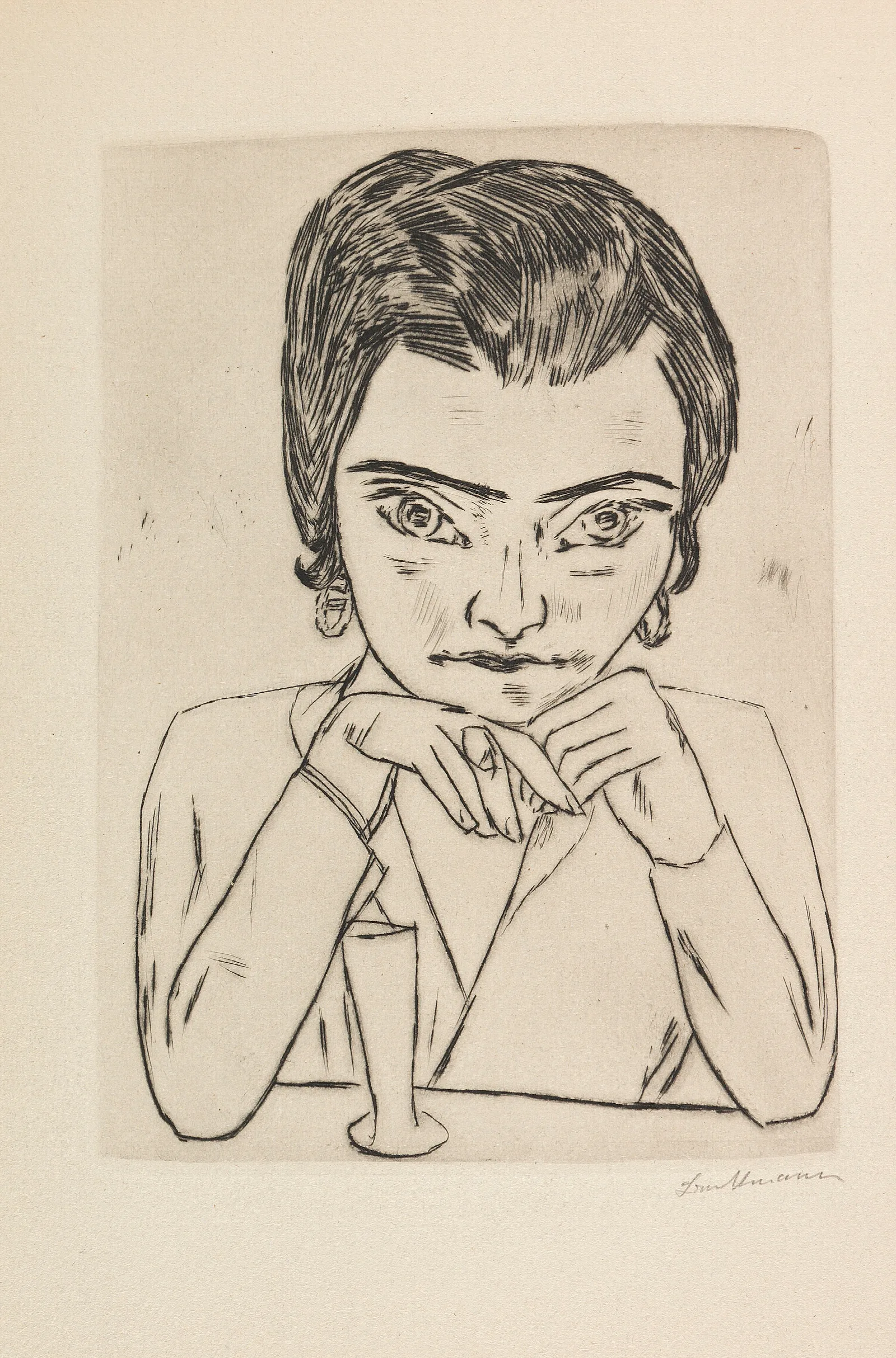 Max Beckmann Vorzugsausgabe Wall Art by Max Beckmann - Canvas Print