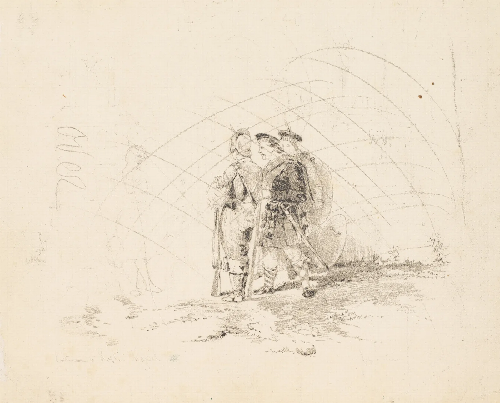 Entrance To Roslin Chapel Wall Art by Winslow Homer - Canvas Print