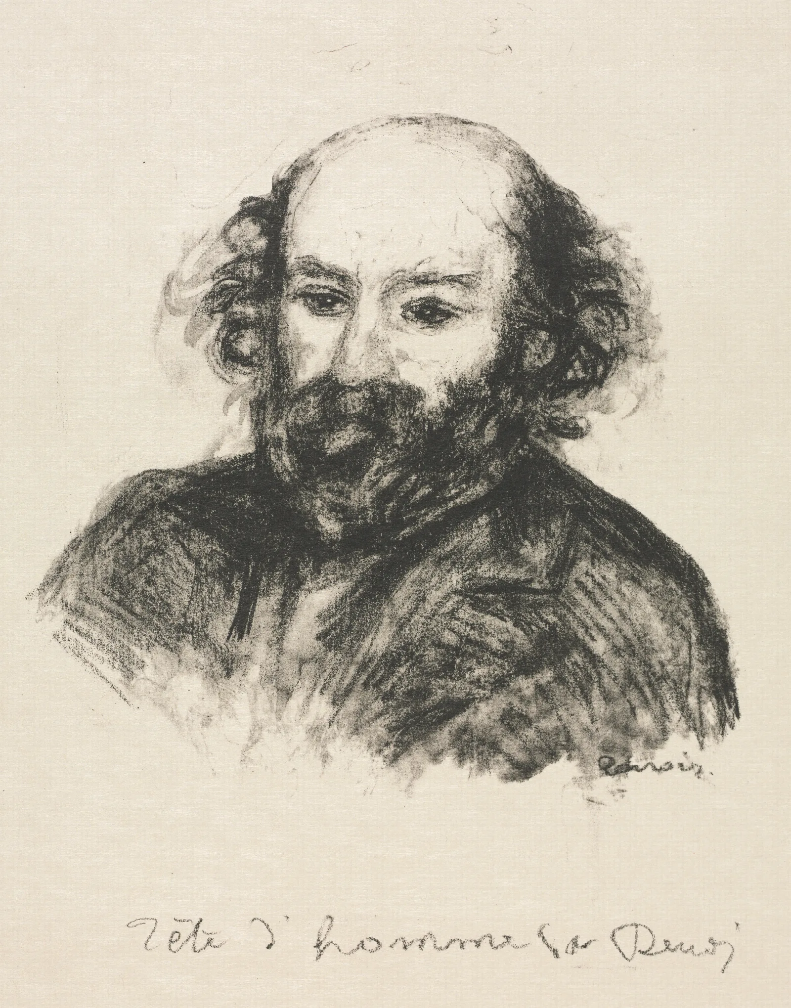 Paul Cezanne Wall Art by Pierre-Auguste Renoir - Canvas Print