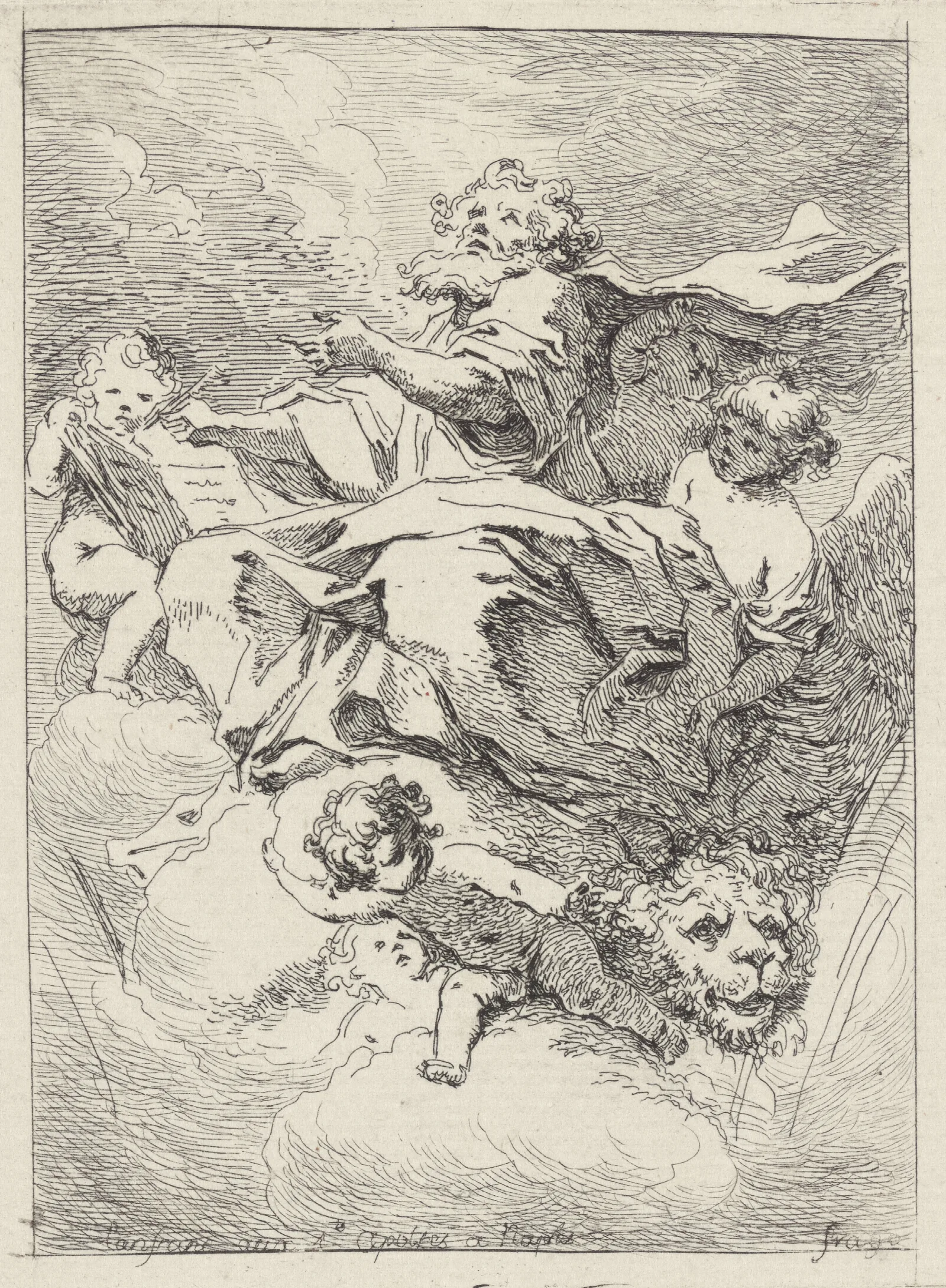 Saint Marc Wall Art by Jean-Honoré Fragonard - Canvas Print
