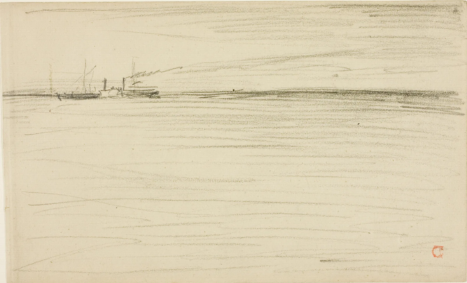 Crossing The Channel Wall Art by Charles François Daubigny - Canvas Print