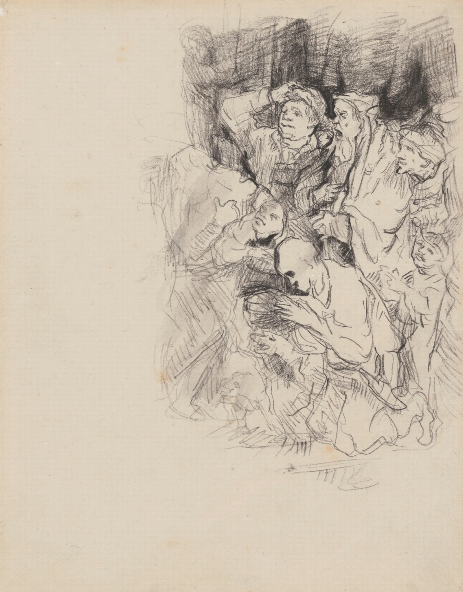 Mordecais Triumph 2 Wall Art by James Ensor - Canvas Print