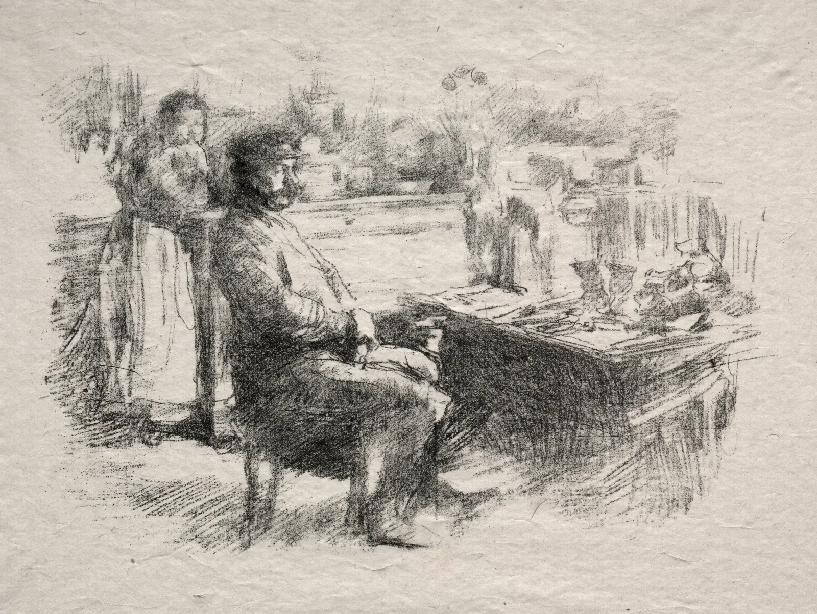 The Shoemaker 3 Wall Art by James Abbott McNeill Whistler - Canvas Print