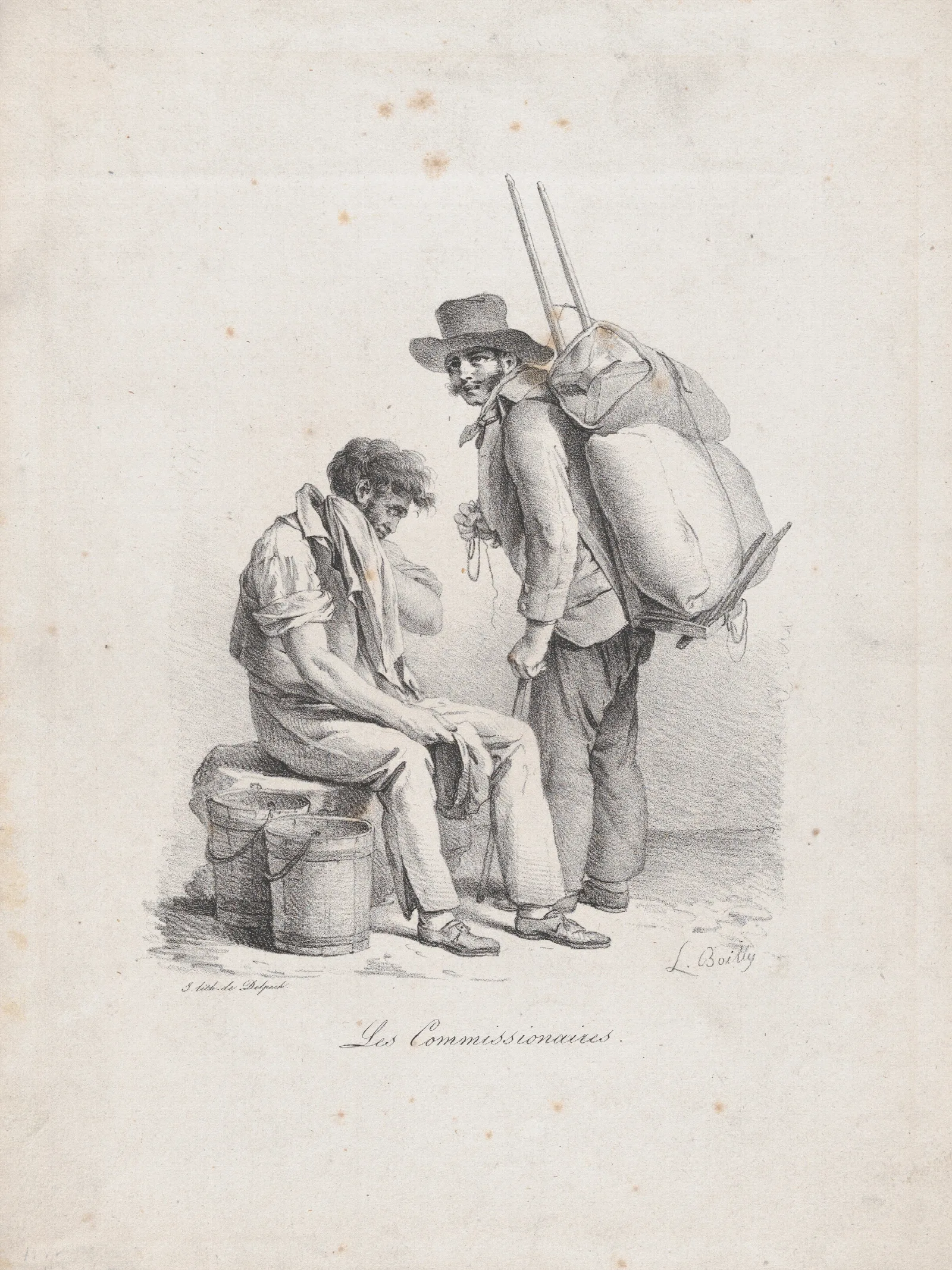 Hired Hands Wall Art by Louis-Léopold Boilly - Canvas Print