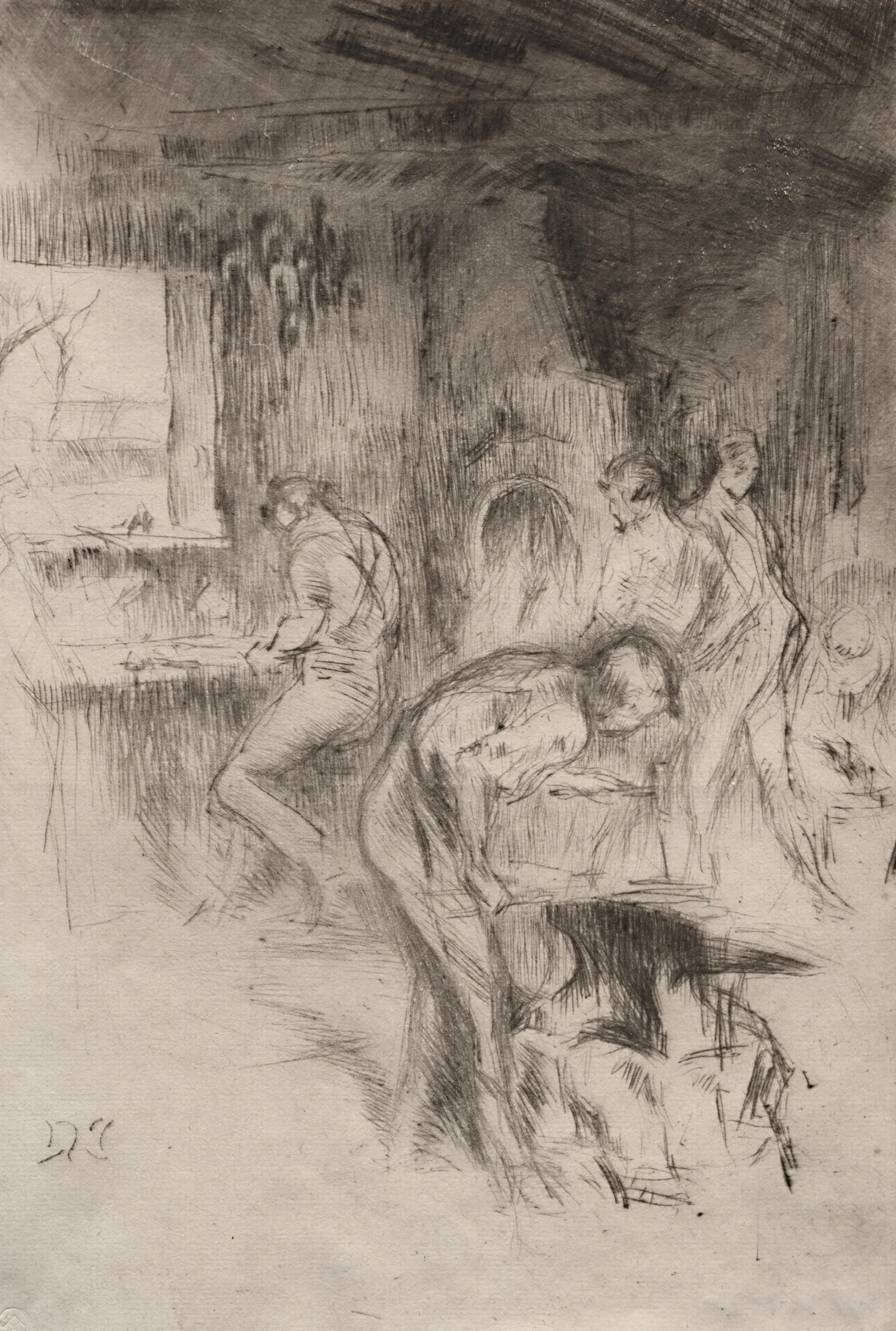 The Little Forge Wall Art by James Abbott McNeill Whistler - Canvas Print