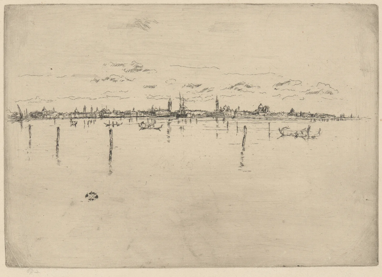 Little Venice Wall Art by James Abbott McNeill Whistler - Canvas Print