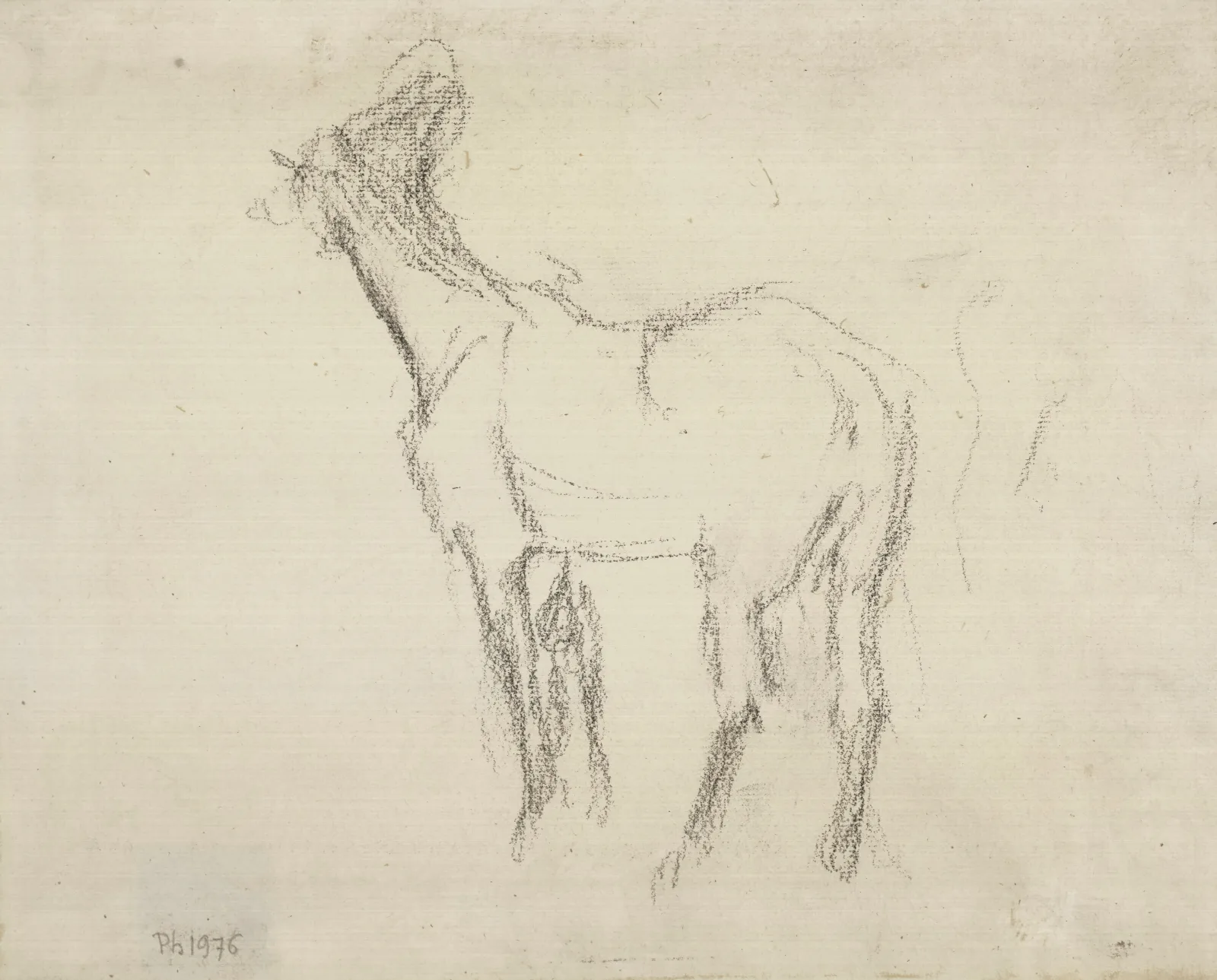 Cheval 2 Wall Art by Edgar Degas - Canvas Print