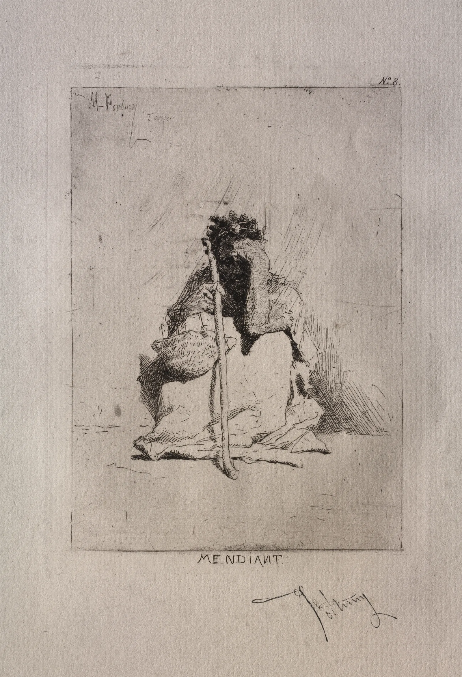 Beggar 4 Wall Art by Mariano Fortuny Marsal - Canvas Print