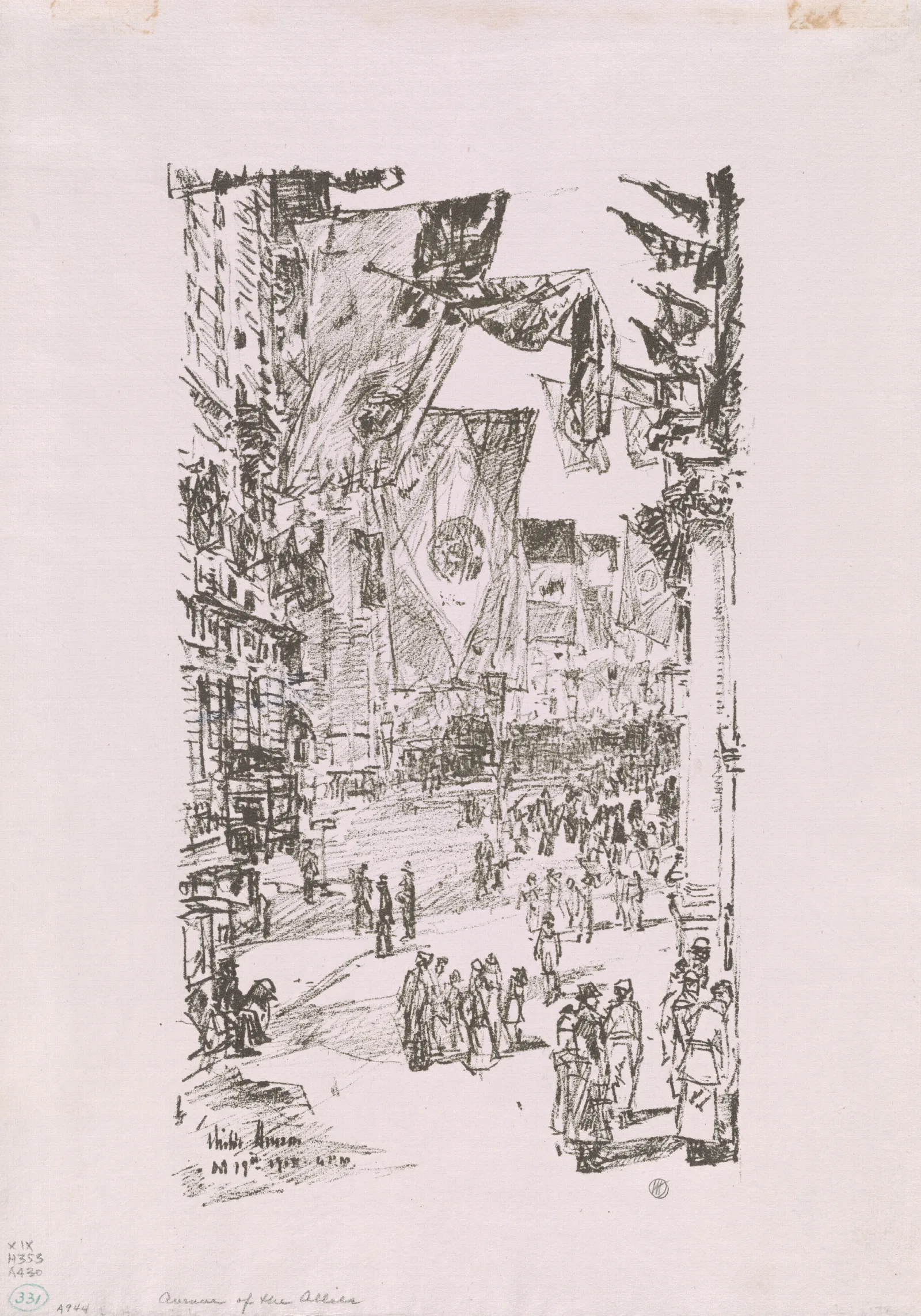 Avenue Of The Allies Wall Art by Childe Hassam - Canvas Print