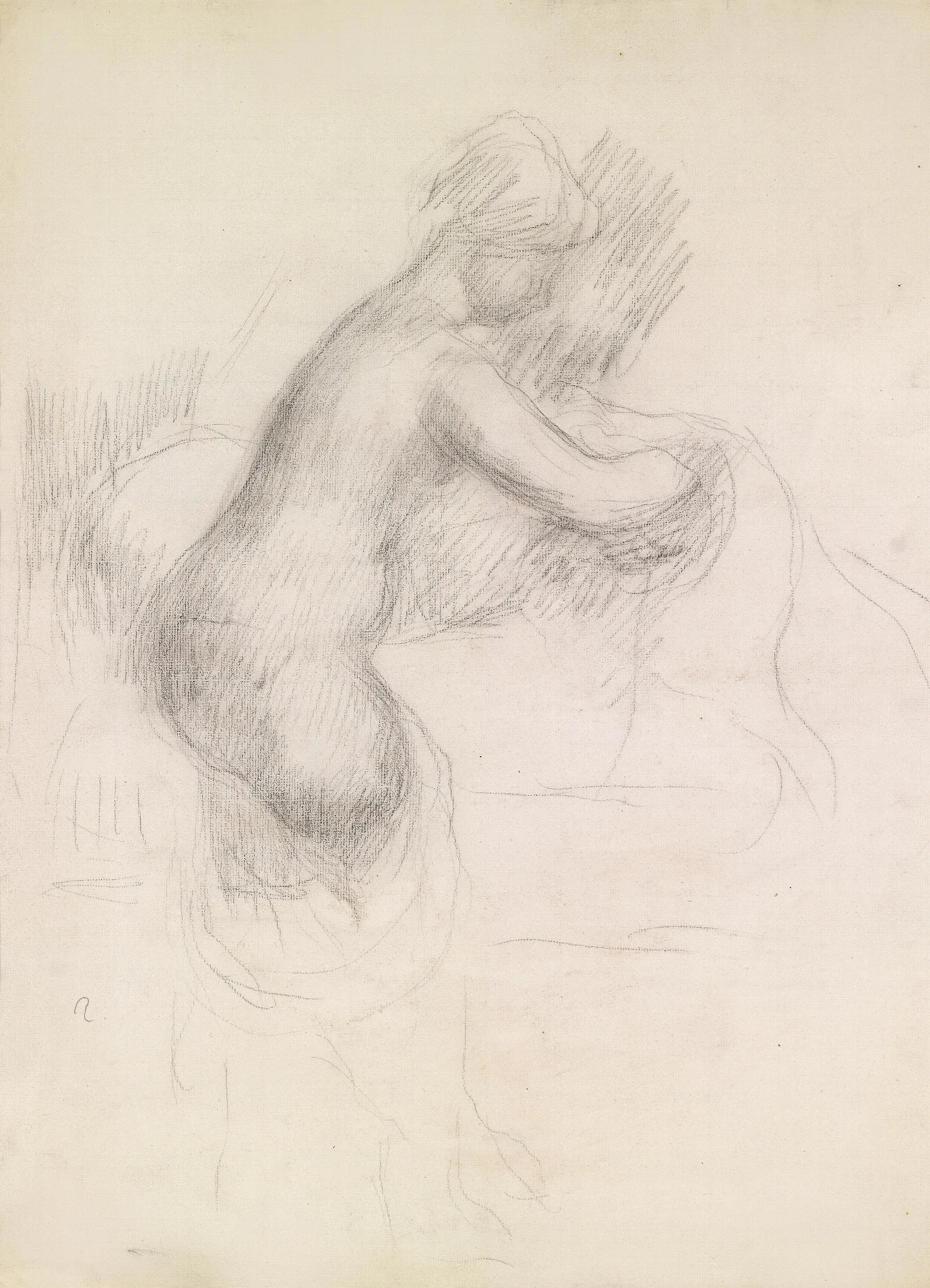 La Toilette 12 Wall Art by Pierre-Auguste Renoir - Canvas Print