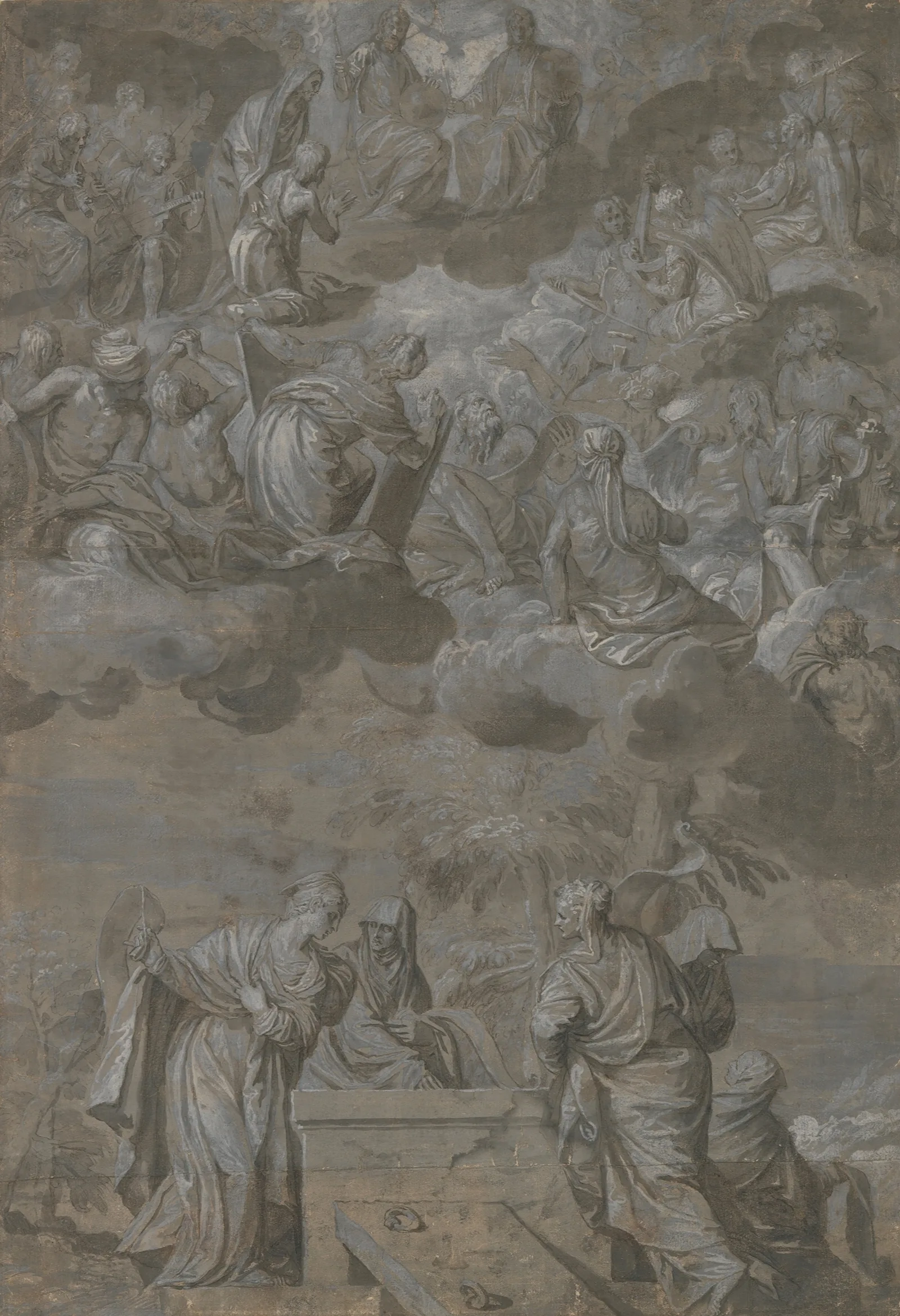 Allegory Of The Redemption Of The World Wall Art by Paolo Veronese - Canvas Print