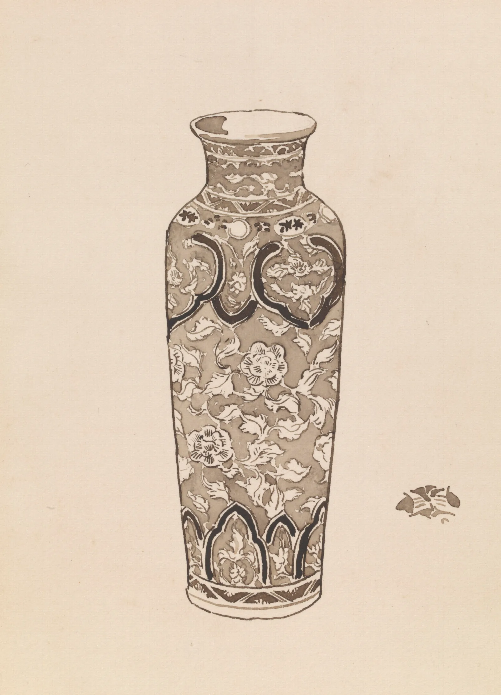 Cylindrical Jar Wall Art by James Abbott McNeill Whistler - Canvas Print