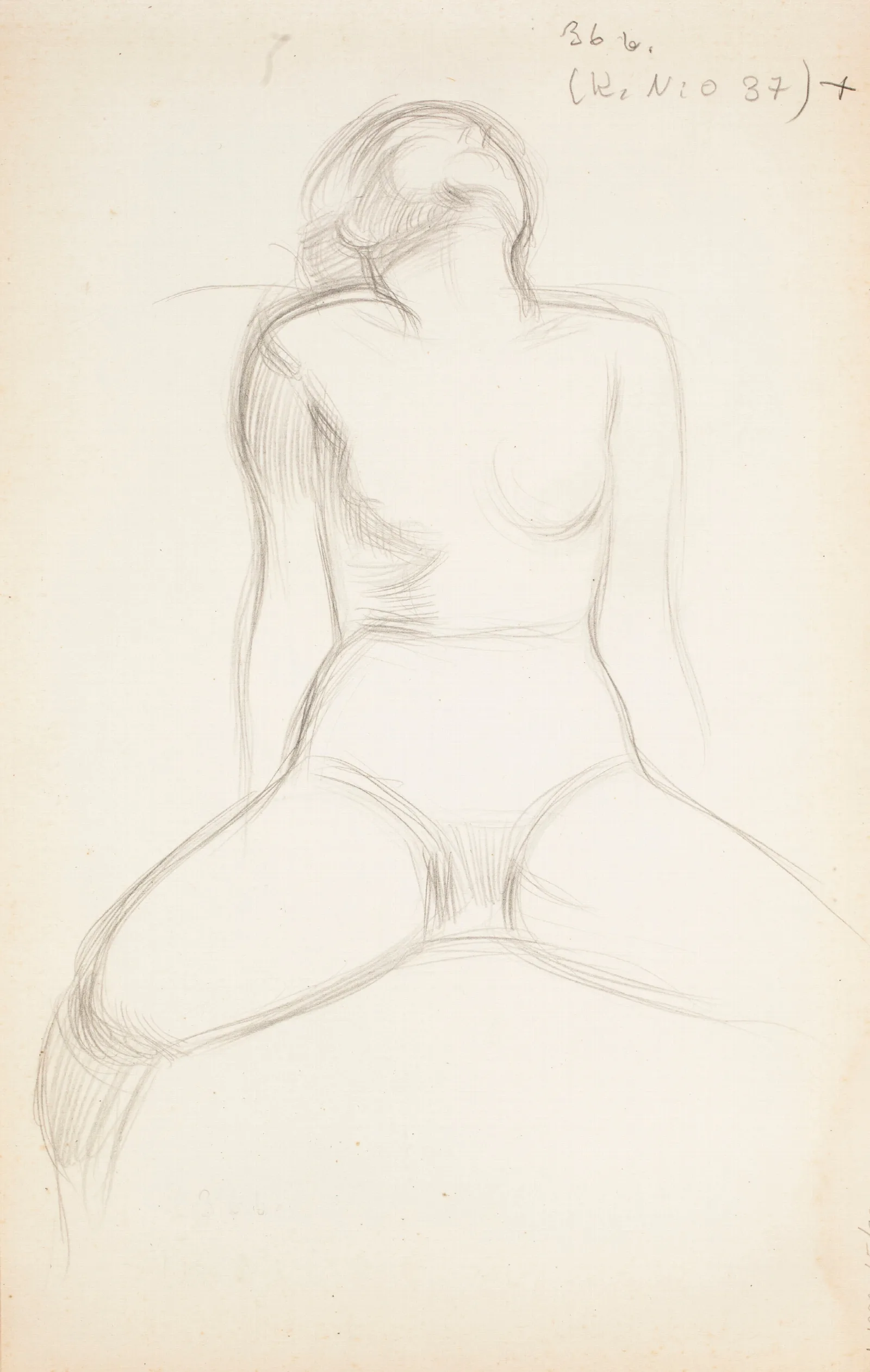 Nude Model Wall Art by Eero Järnefelt - Canvas Print