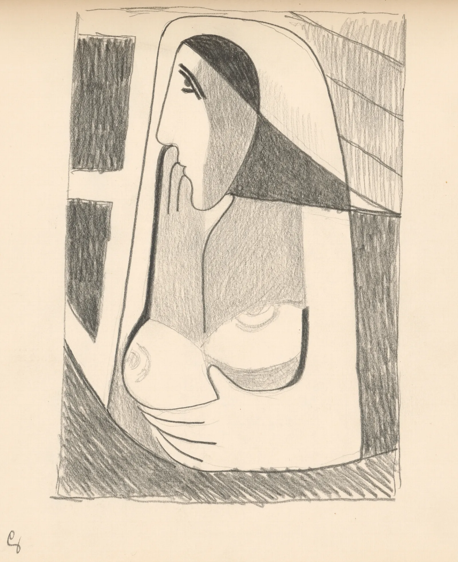 Woman By The Window 2 Wall Art by Mikuláš Galanda - Canvas Print