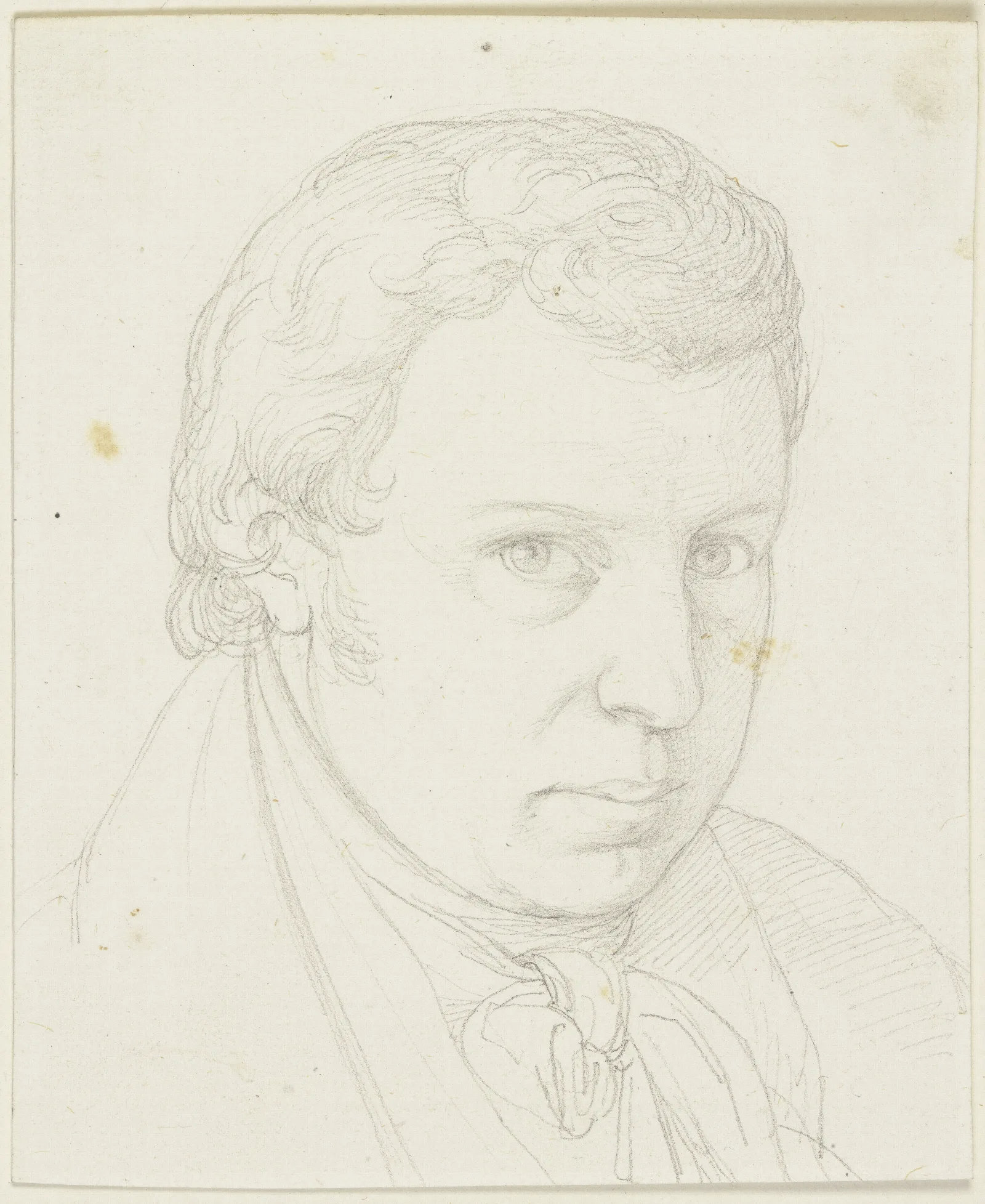 Johannes Veit Bruder Des Malers Philipp Brustbild Nach Rechts Wall Art by Eduard von Steinle - Canvas Print