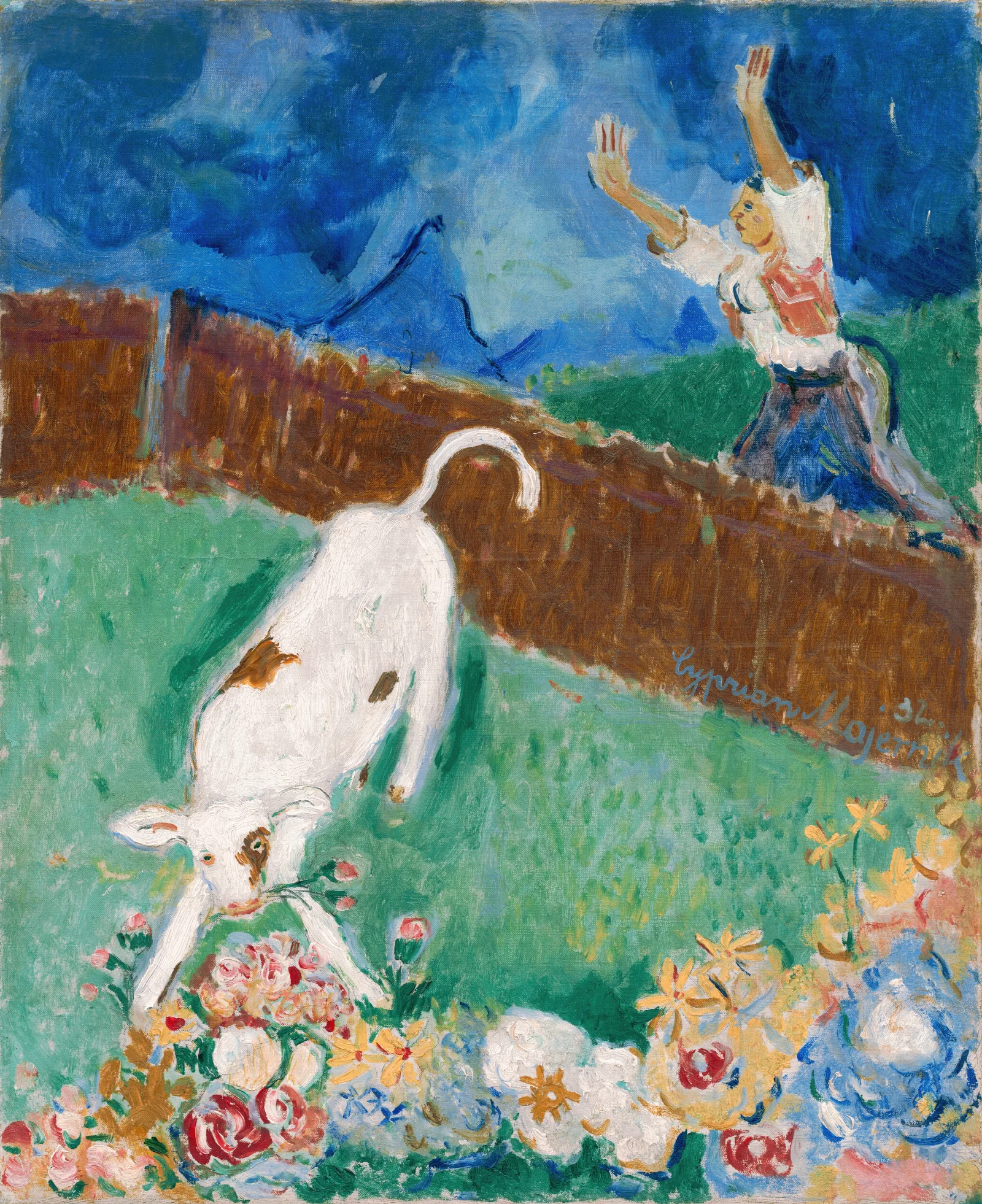 Calf Wall Art by Cyprián Majerník - Canvas Print
