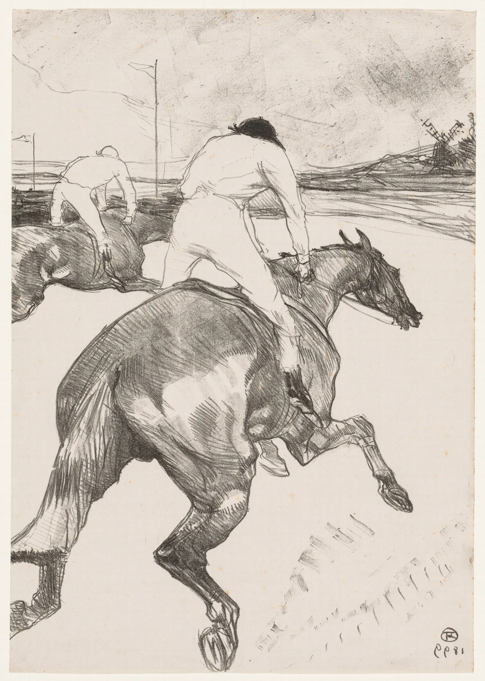 The Jockey 6 Wall Art by Henri de Toulouse-Lautrec - Canvas Print
