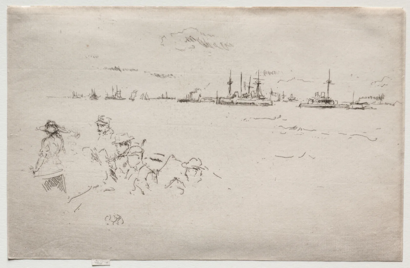 The Fleet Monitors Wall Art by James Abbott McNeill Whistler - Canvas Print