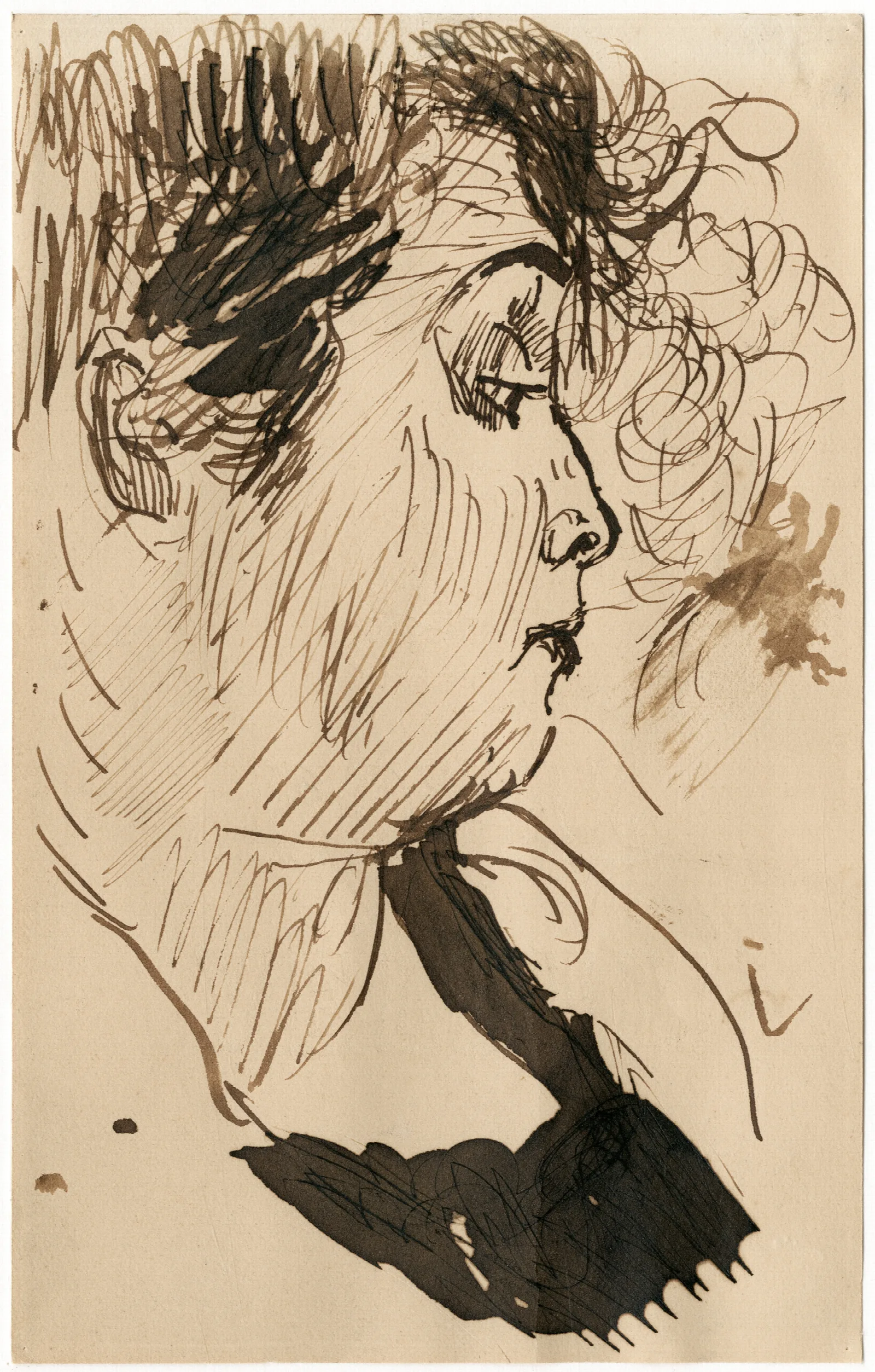Hoofd Van Mevr Osieck Wall Art by Isaac Israëls - Canvas Print