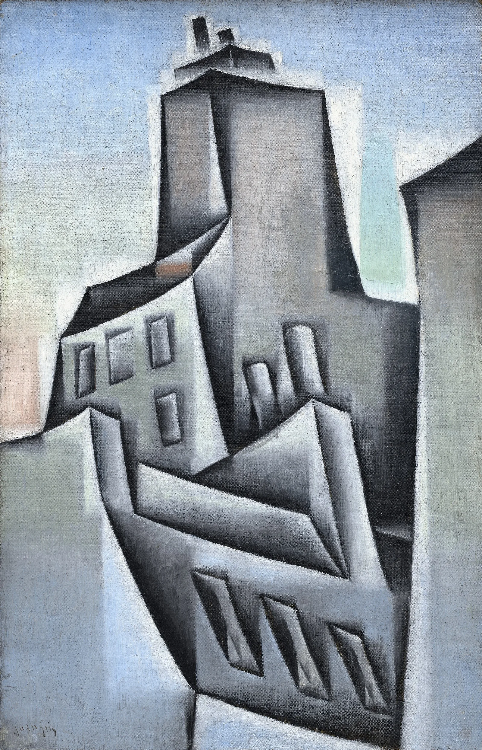 Maisons A Paris Houses In Paris Wall Art by Juan Gris - Canvas Print