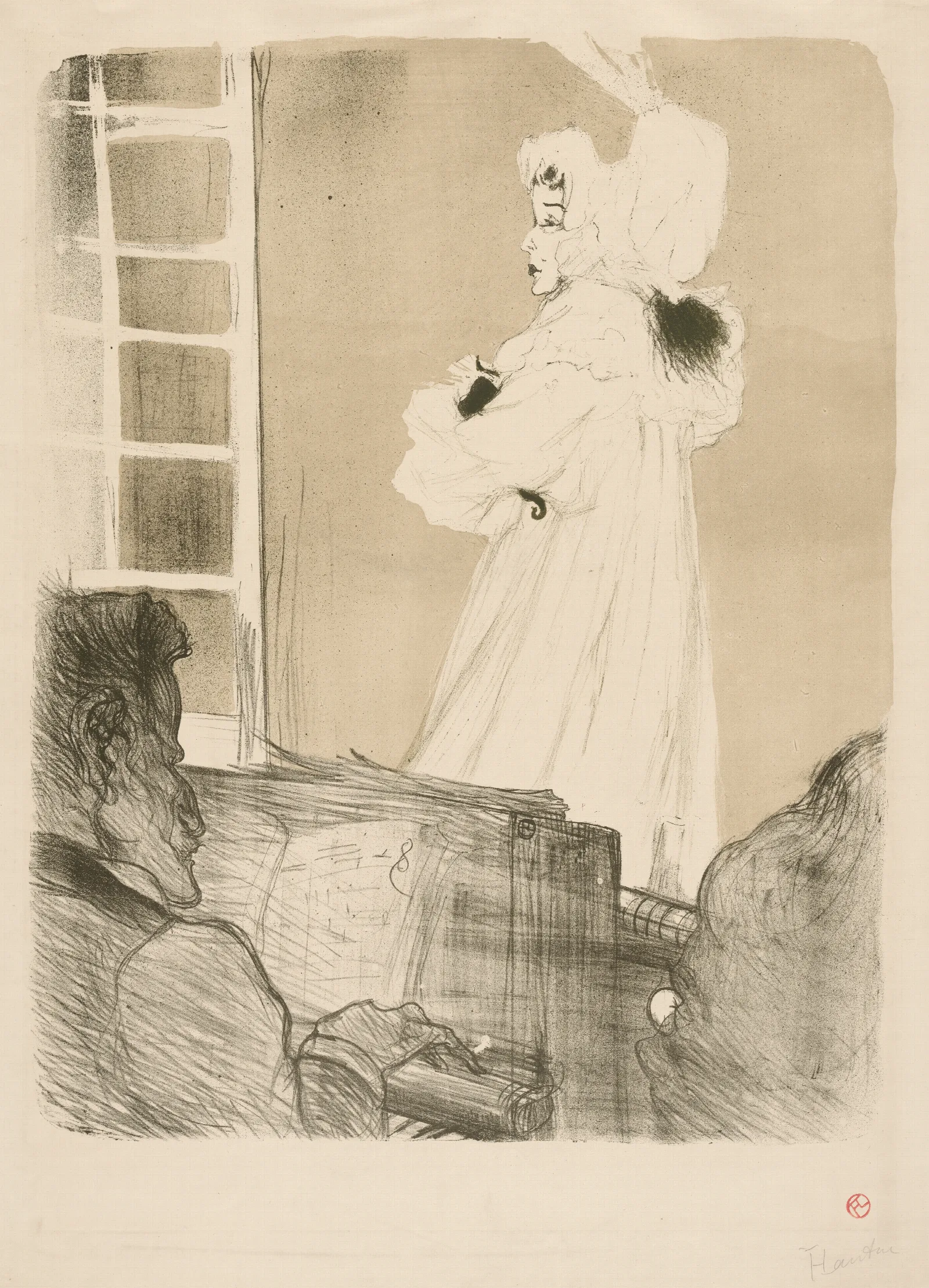 Miss May Belfort 2 Wall Art by Henri de Toulouse-Lautrec - Canvas Print