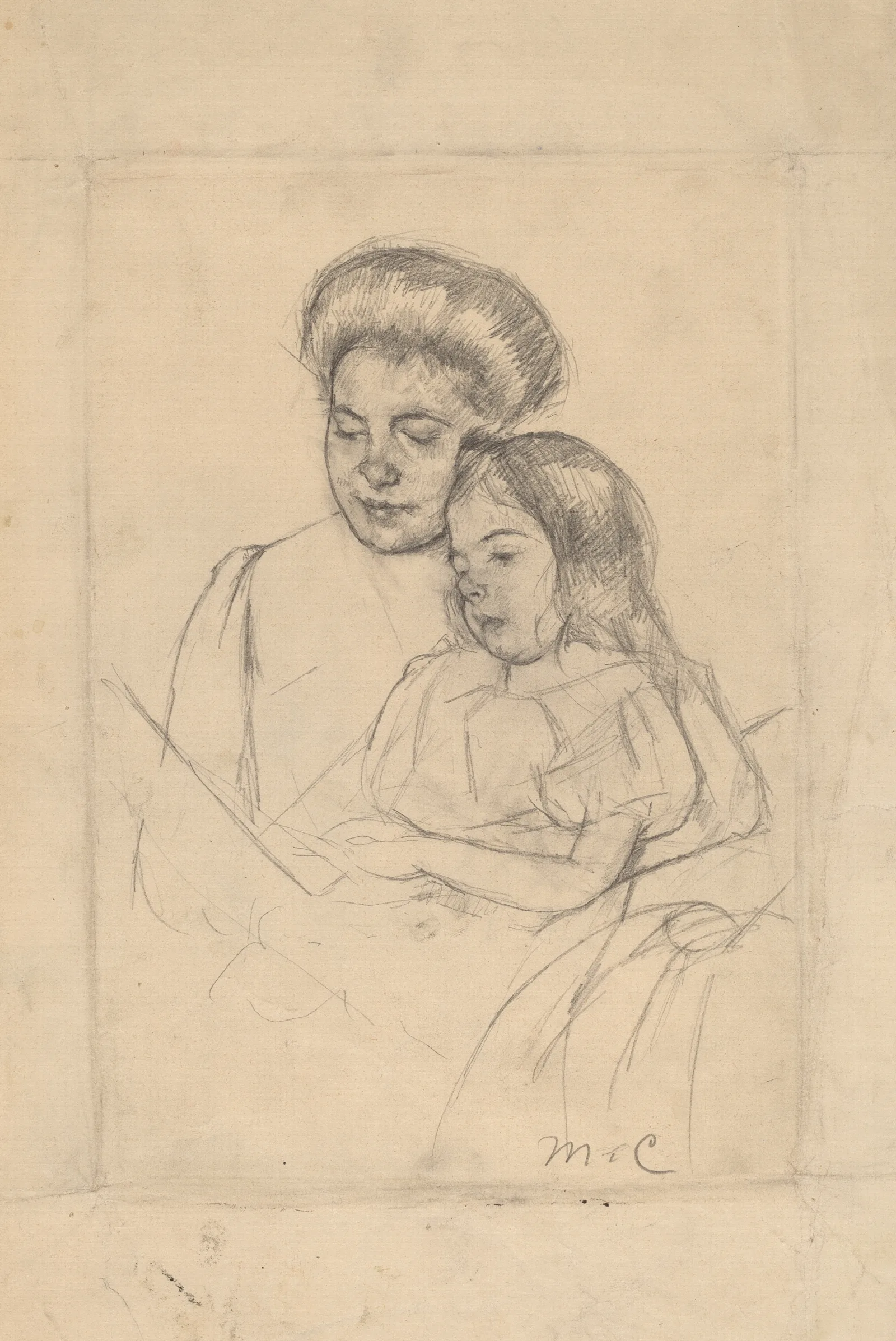 The Picture Book No 1 Wall Art by Mary Cassatt - Canvas Print