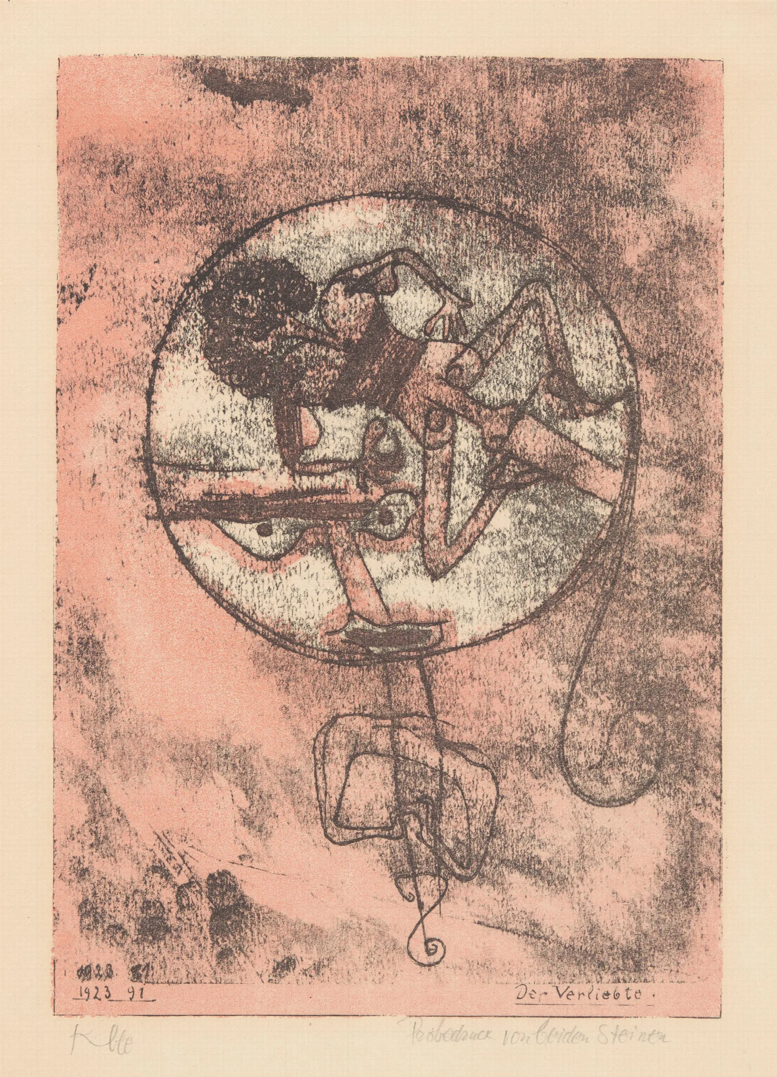 Der Verliebte 2 Wall Art by Paul Klee - Canvas Print