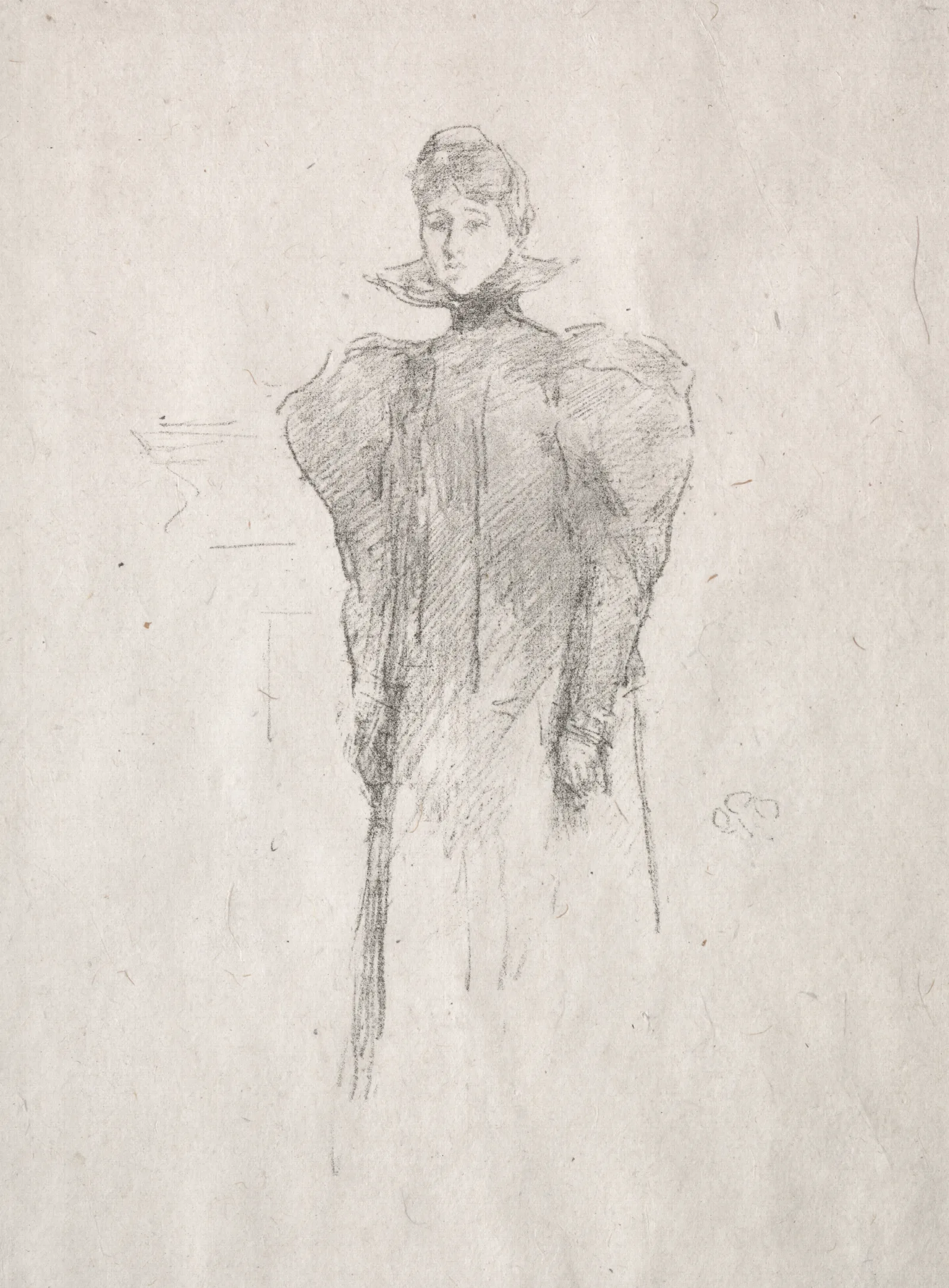 The Medici Collar Wall Art by James Abbott McNeill Whistler - Canvas Print
