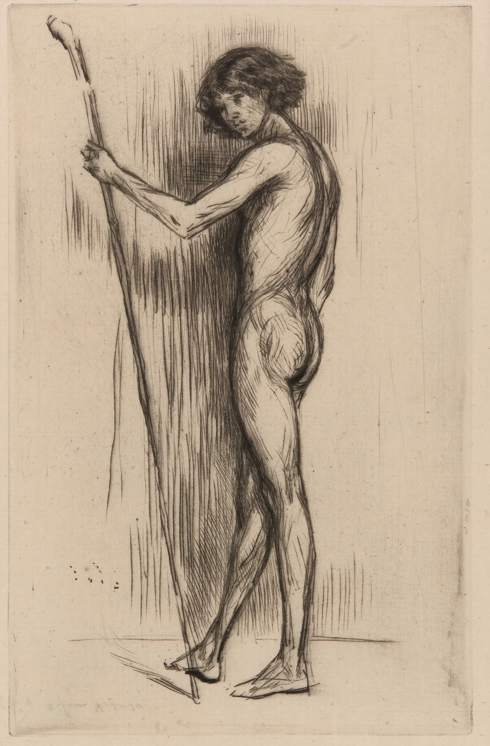 Fusco Wall Art by James Abbott McNeill Whistler - Canvas Print