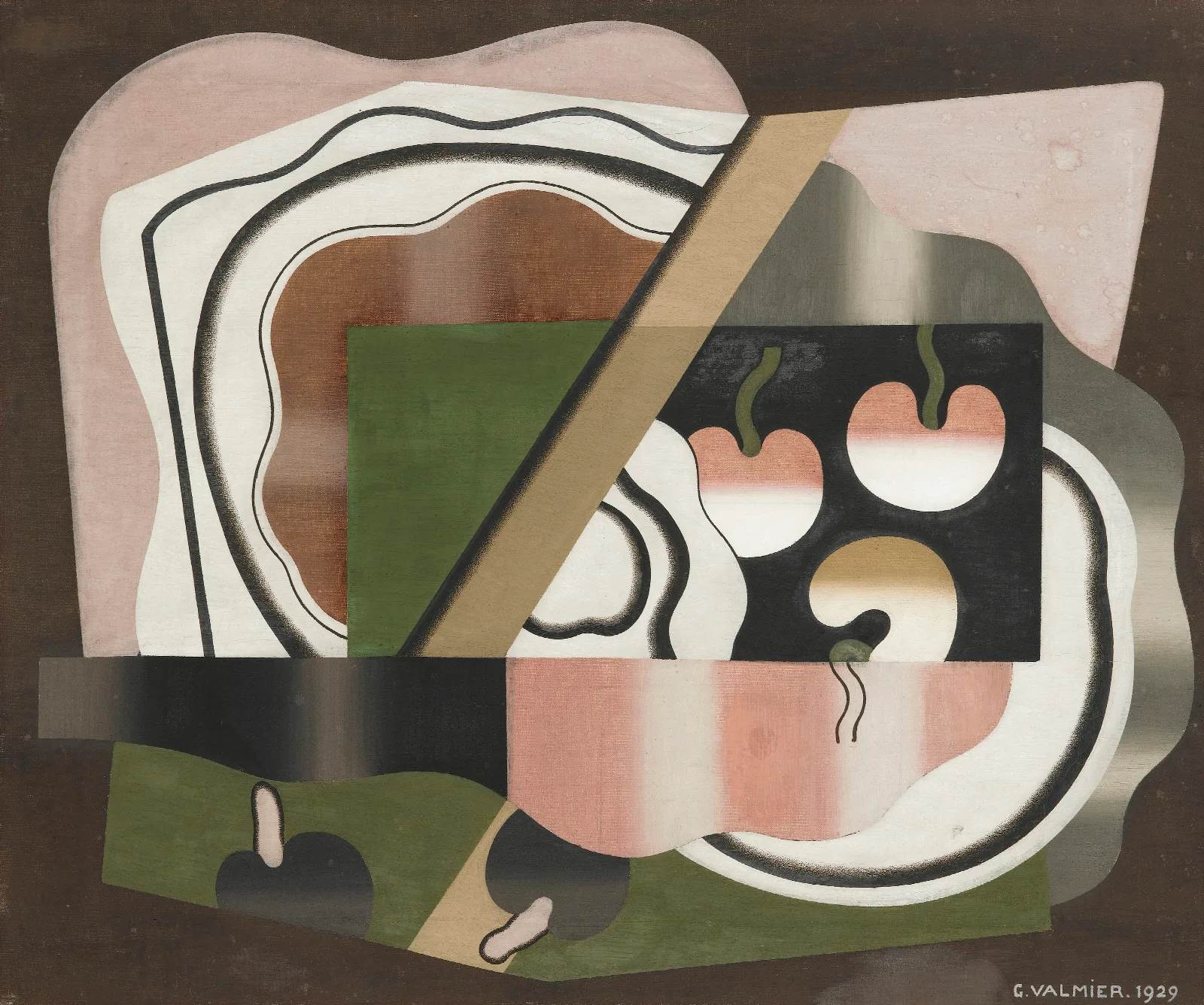 Nature Morte Aux Fruits Wall Art by Georges Valmier - Canvas Print