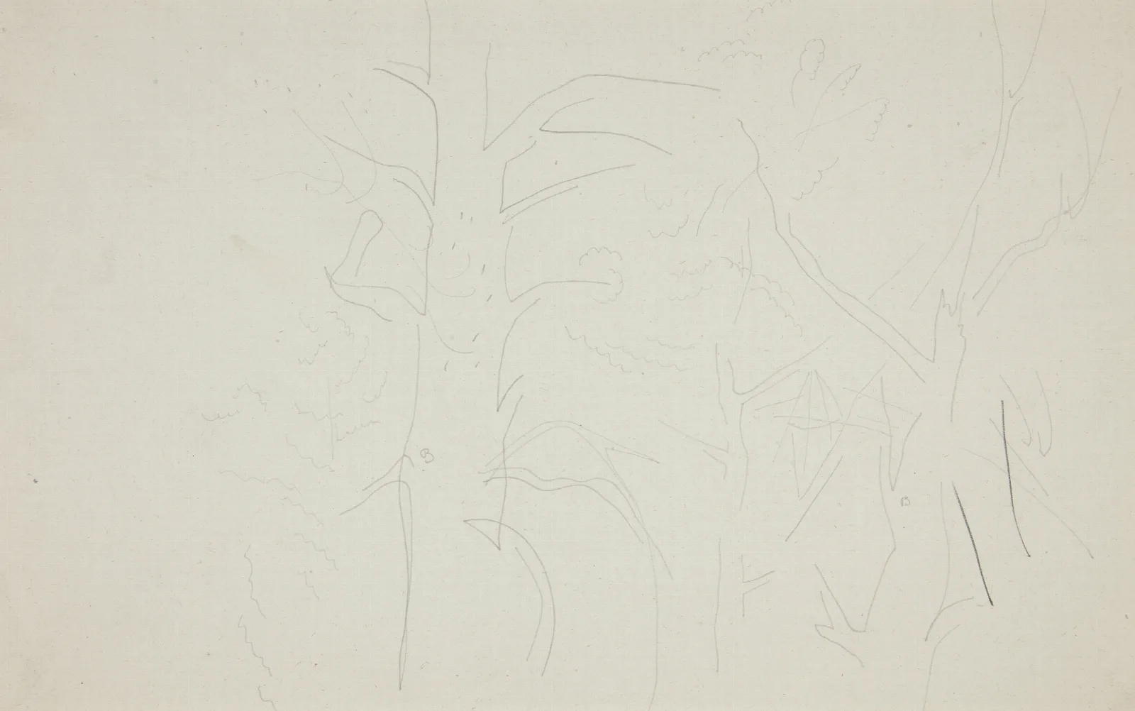Trees 10 Wall Art by Charles Demuth - Canvas Print