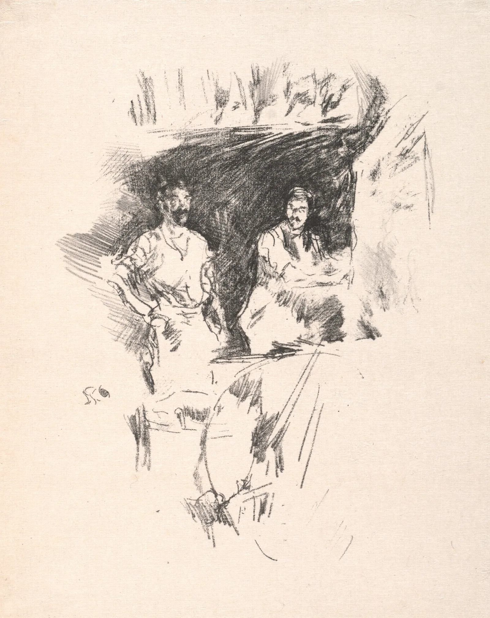 The Brothers Wall Art by James Abbott McNeill Whistler - Canvas Print
