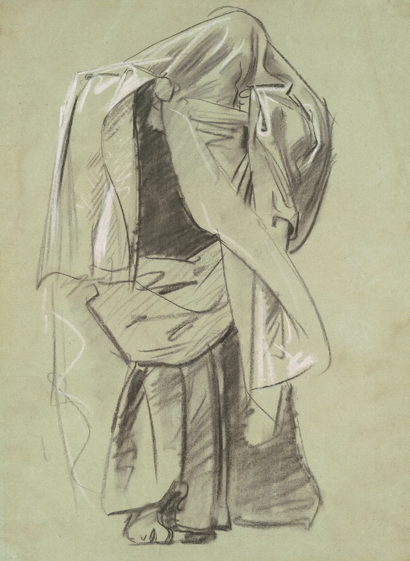 Study For Frieze Of Prophets Wall Art by John Singer Sargent - Canvas Print