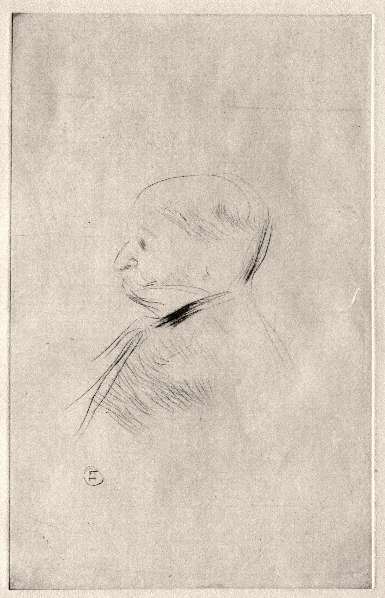 Portrait De M X Wall Art by Henri de Toulouse-Lautrec - Canvas Print
