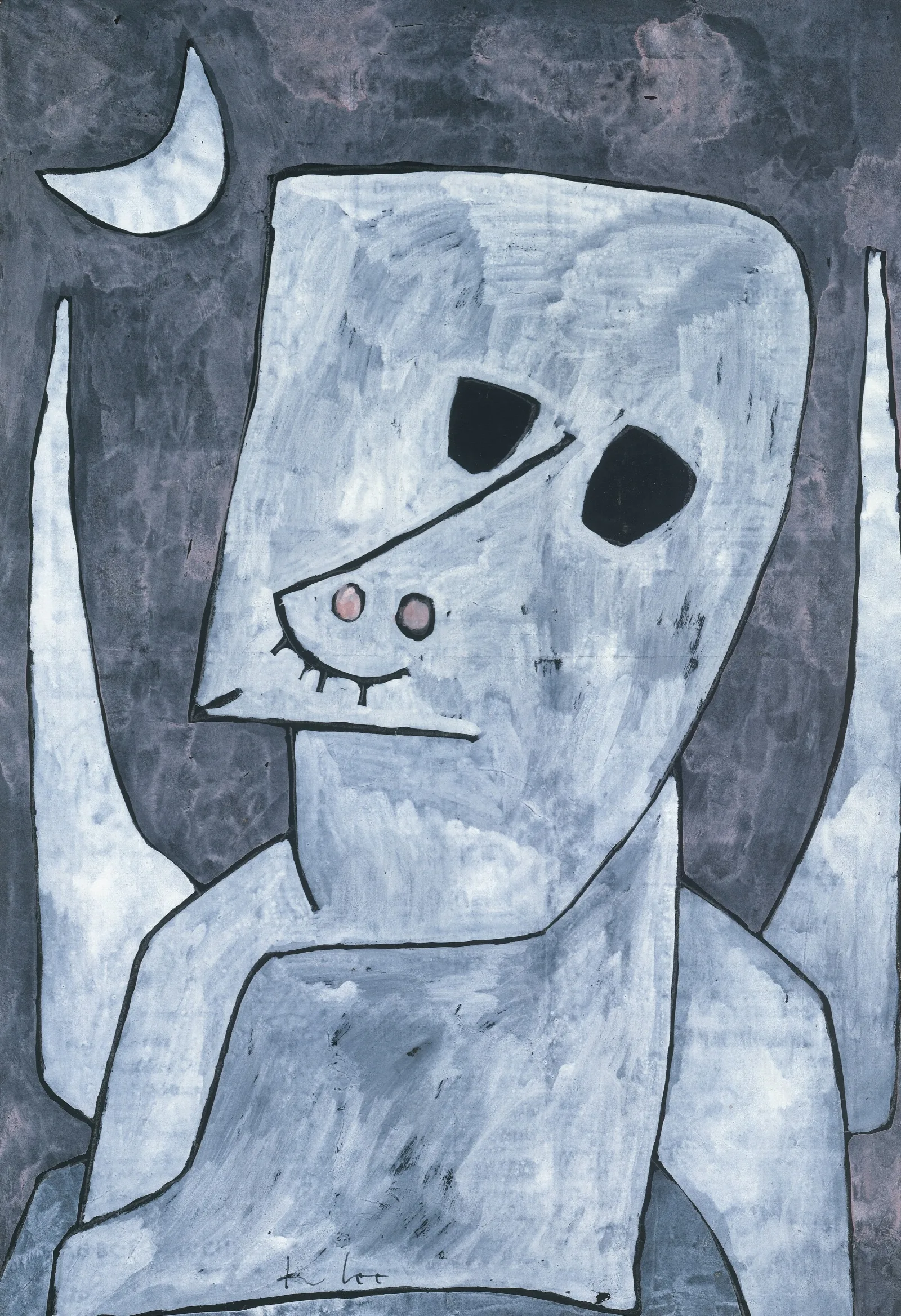 Angel Applicant Wall Art by Paul Klee - Canvas Print
