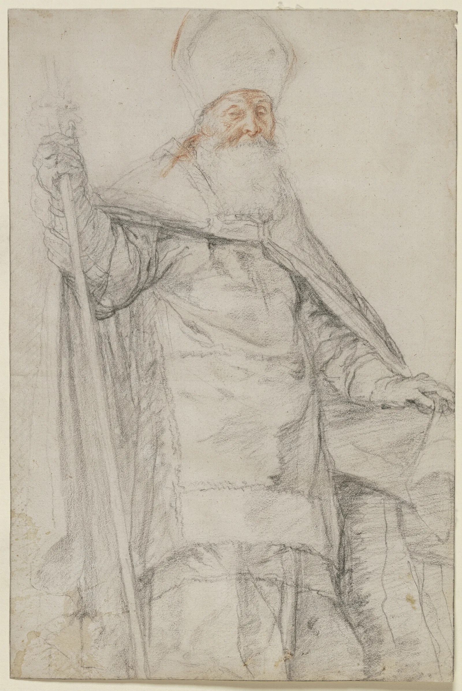 Ein Bischof In Vollem Ornat Wall Art by Peter Paul Rubens - Canvas Print