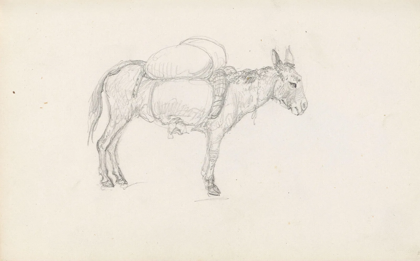 Mules Wall Art by Adolph Tidemand - Canvas Print