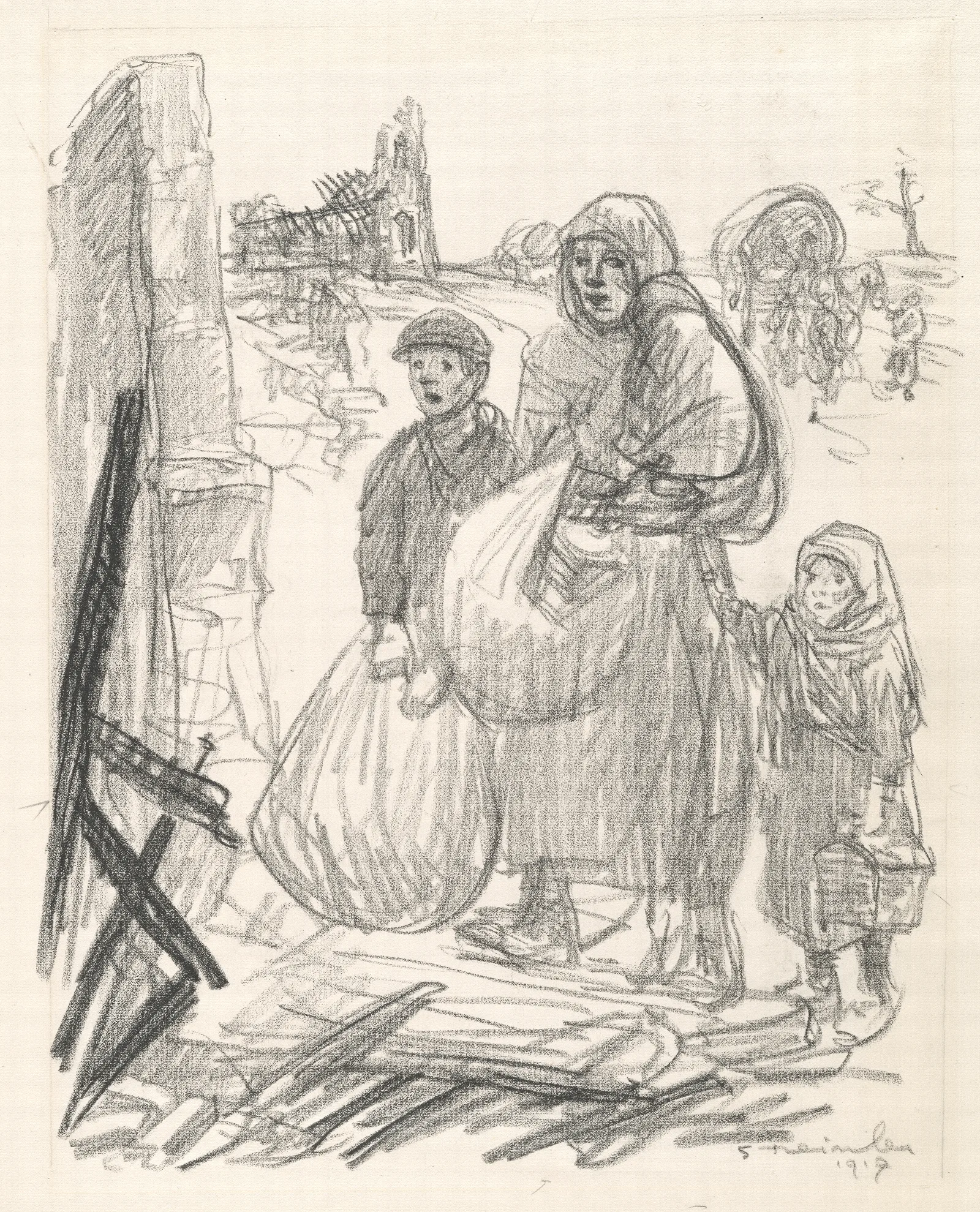 Cest Ici Chez Nous Wall Art by Théophile Alexandre Steinlen - Canvas Print