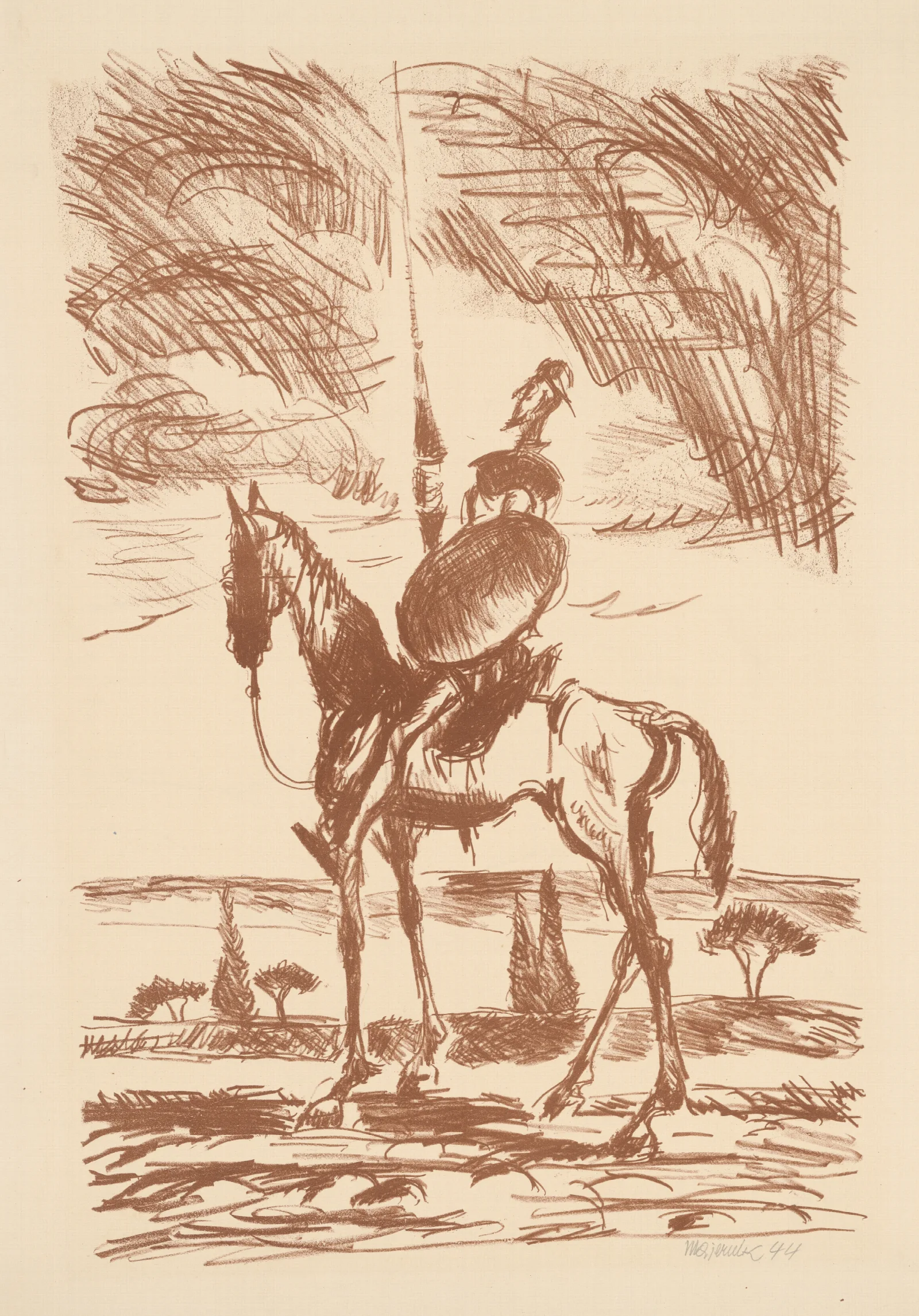 Don Quijote Wall Art by Cyprián Majerník - Canvas Print