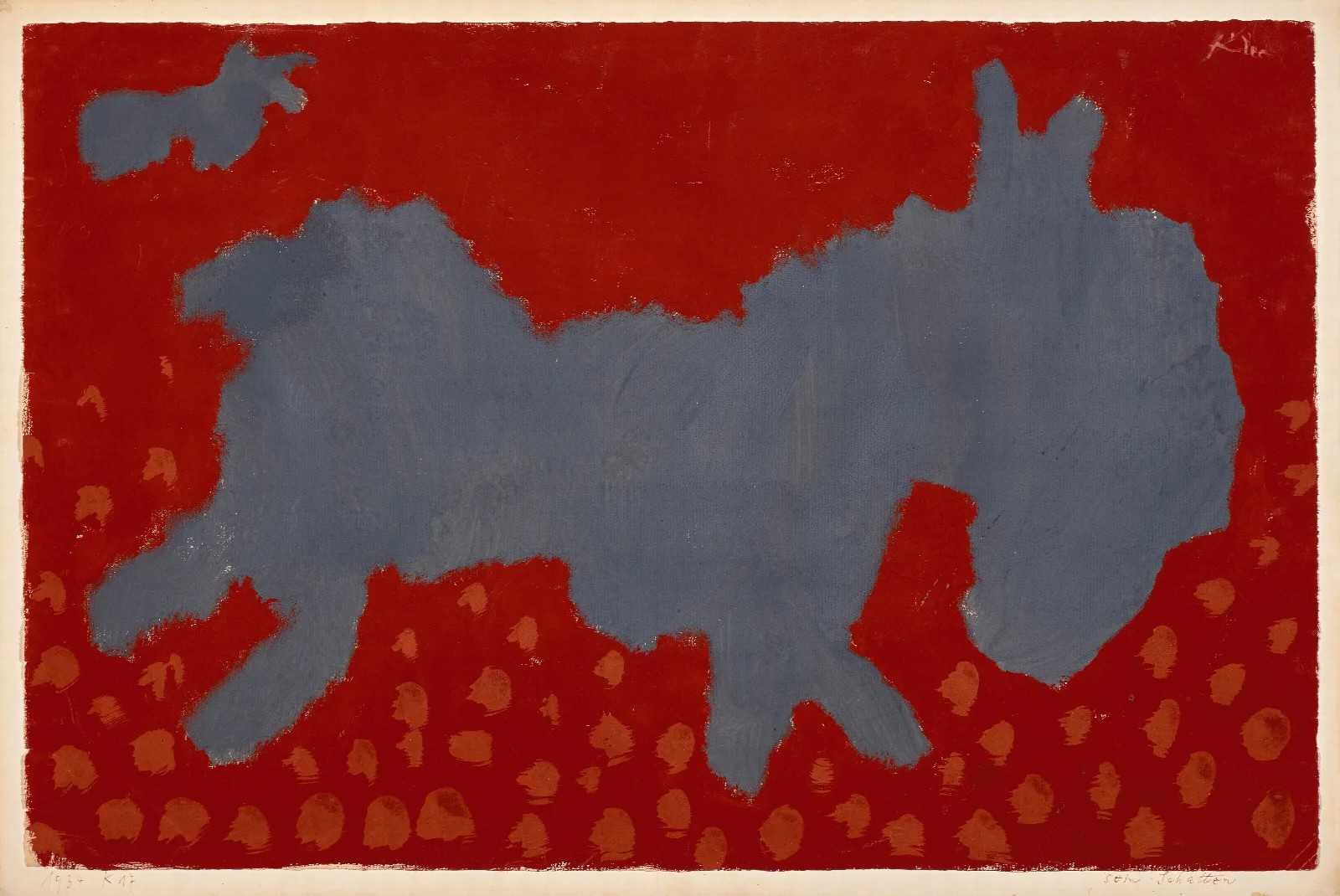 Sein Schatten Wall Art by Paul Klee - Canvas Print