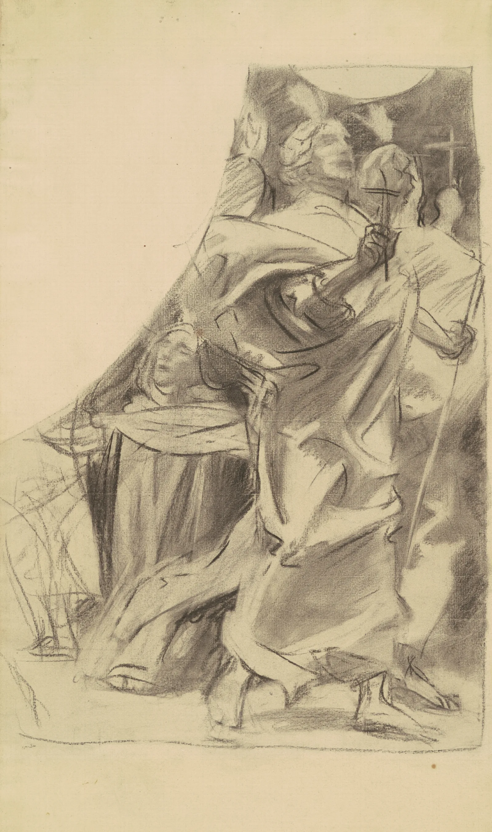 Study For Triumph Of Religion Wall Art by John Singer Sargent - Canvas Print