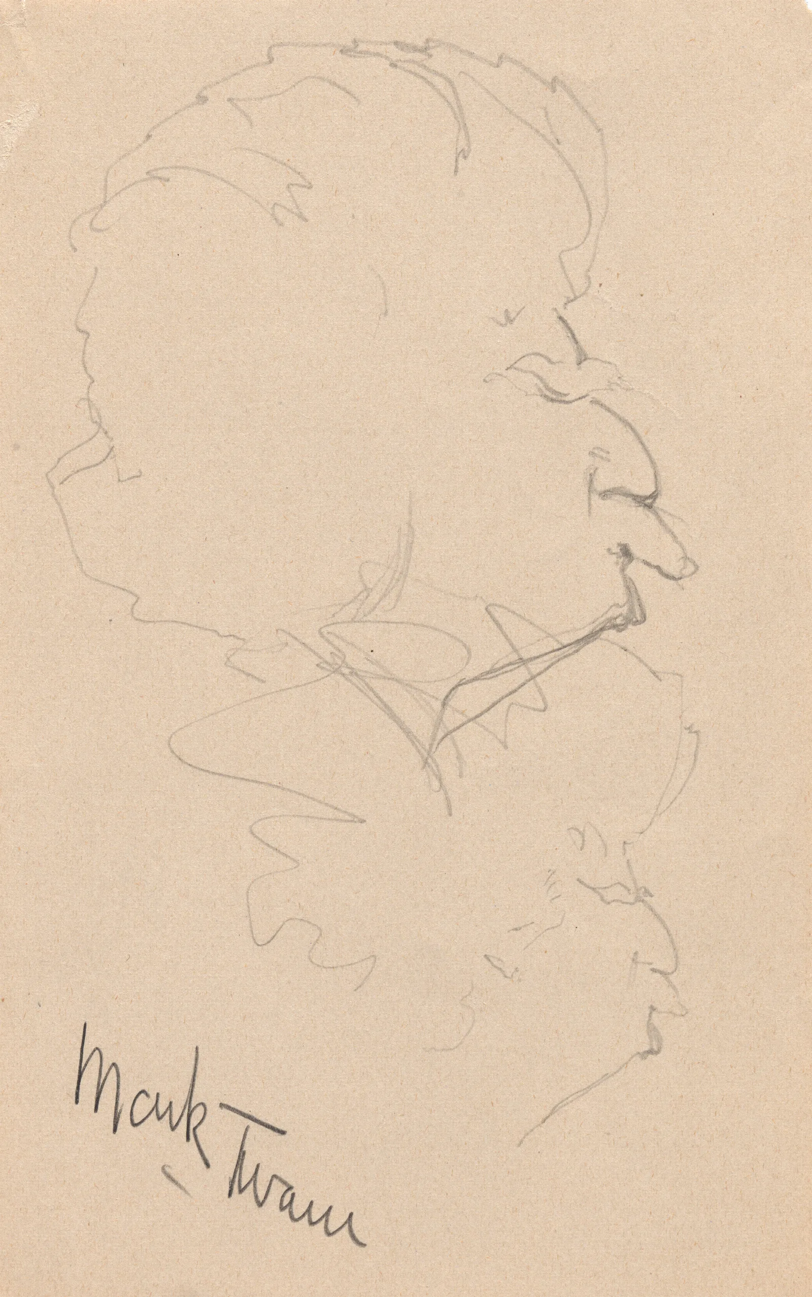 Mark Twain Wall Art by John White Alexander - Canvas Print