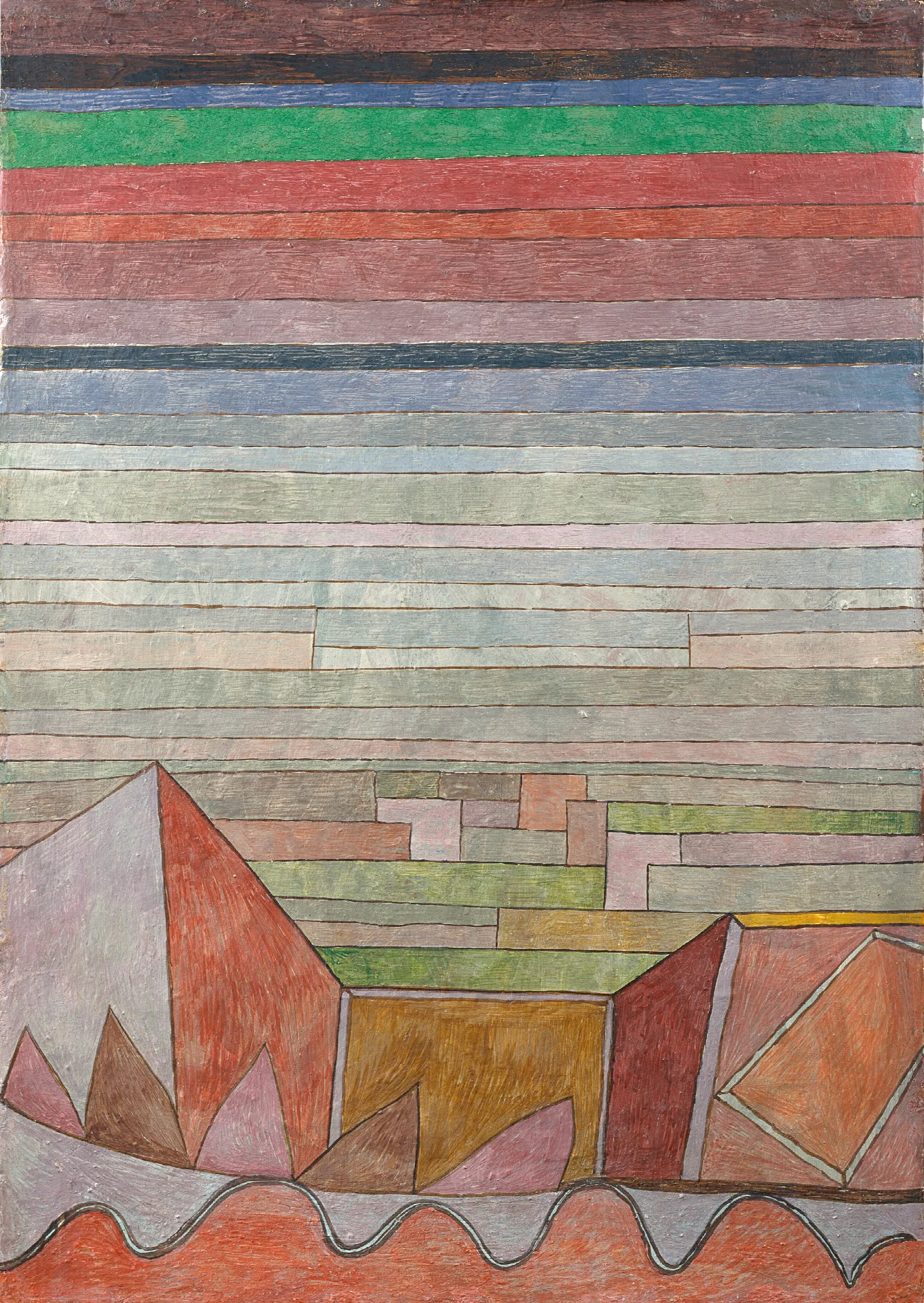 View Into The Fertile Country Wall Art by Paul Klee - Canvas Print