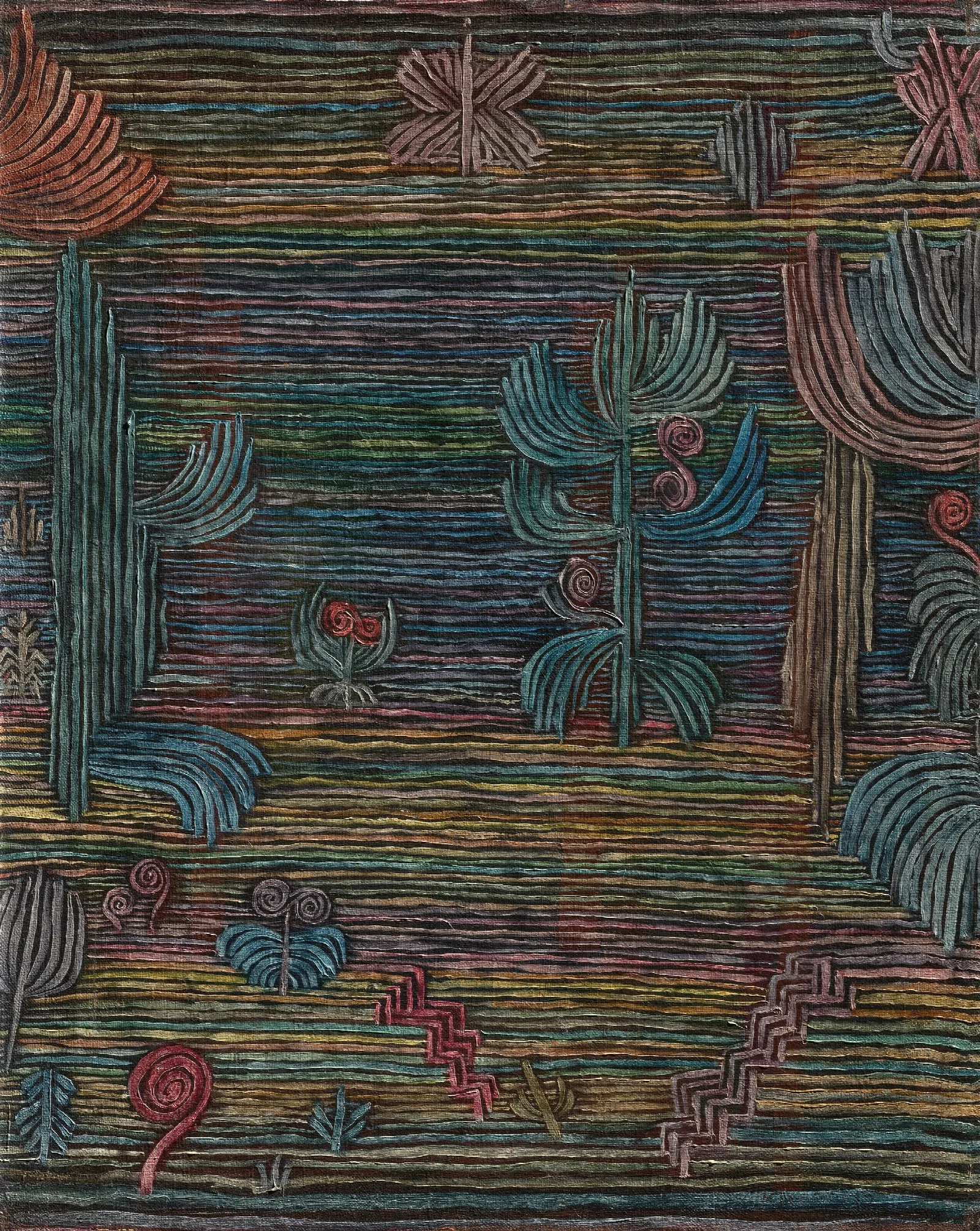 Exotischer Garten Wall Art by Paul Klee - Canvas Print